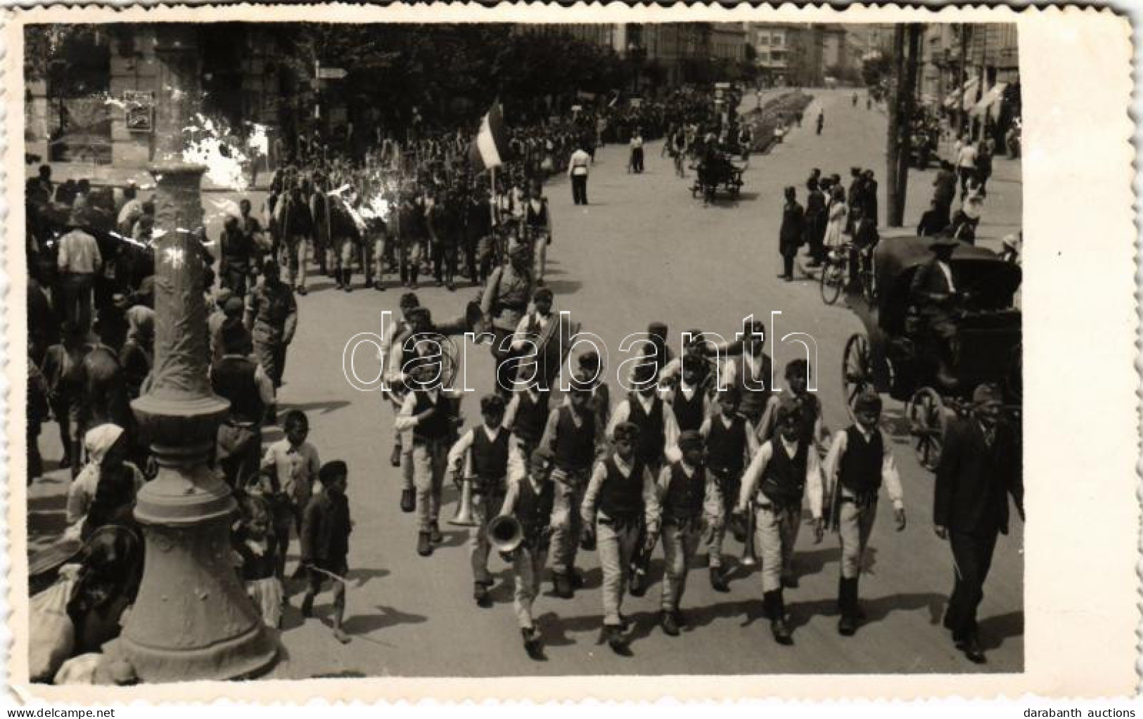 * T3 1940 Kolozsvár, Cluj; Bevonulás / Entry Of The Hungarian Troops. Photo (felszíni Sérülés / Surface Damage) - Unclassified