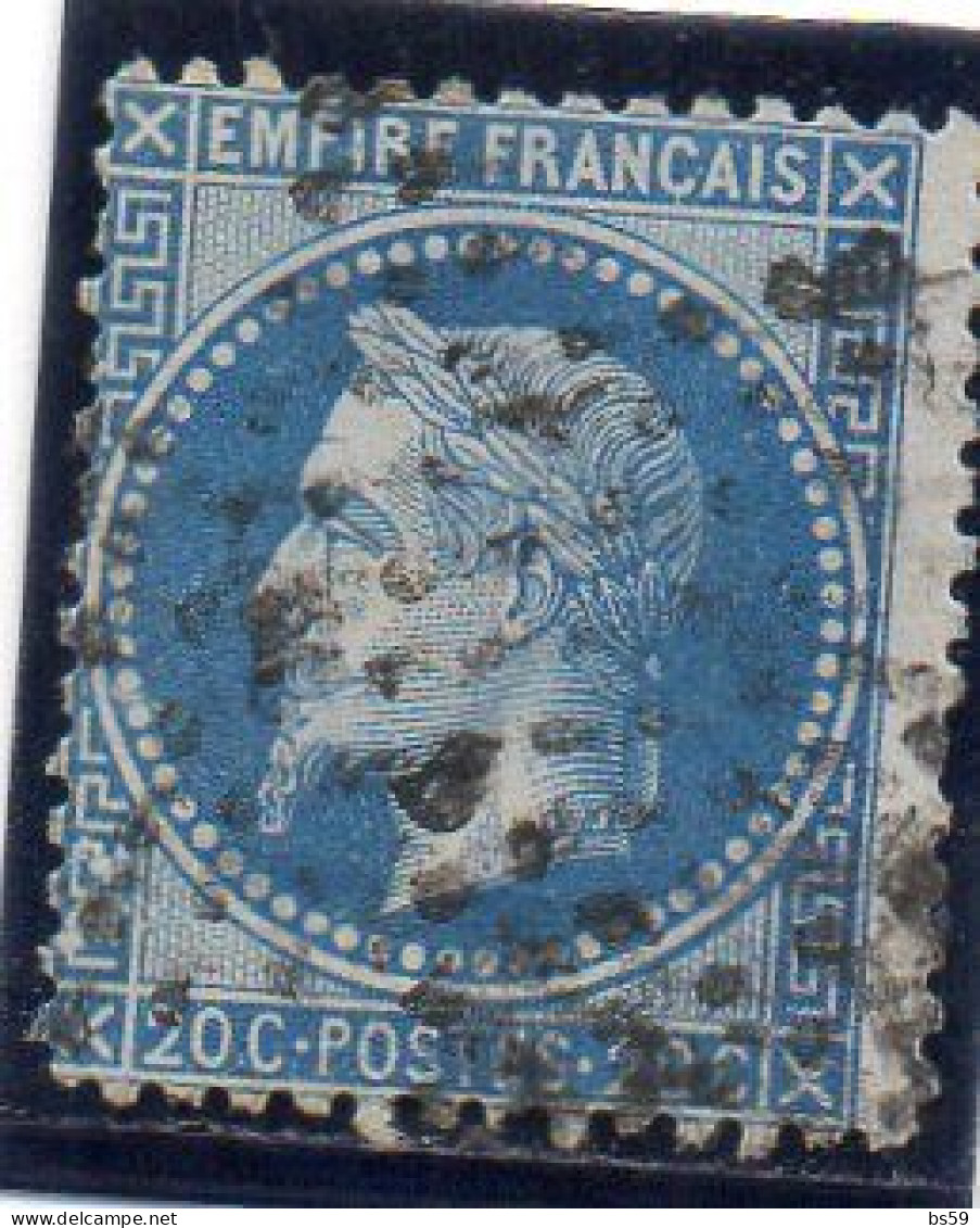 N° 29B Type II Variété De Planchage (taches Dans Grecque SO) 216 - 1863-1870 Napoleon III With Laurels