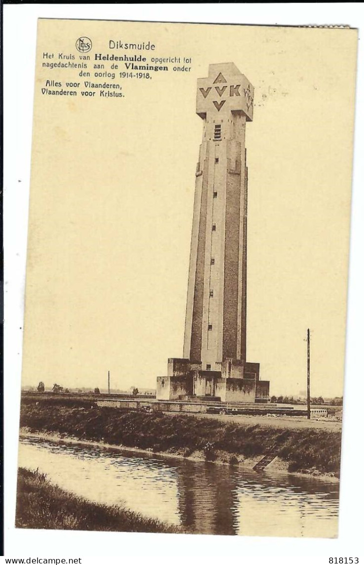 Diksmuide   Het Kruis V Heldenhulde ... 1931 - Diksmuide