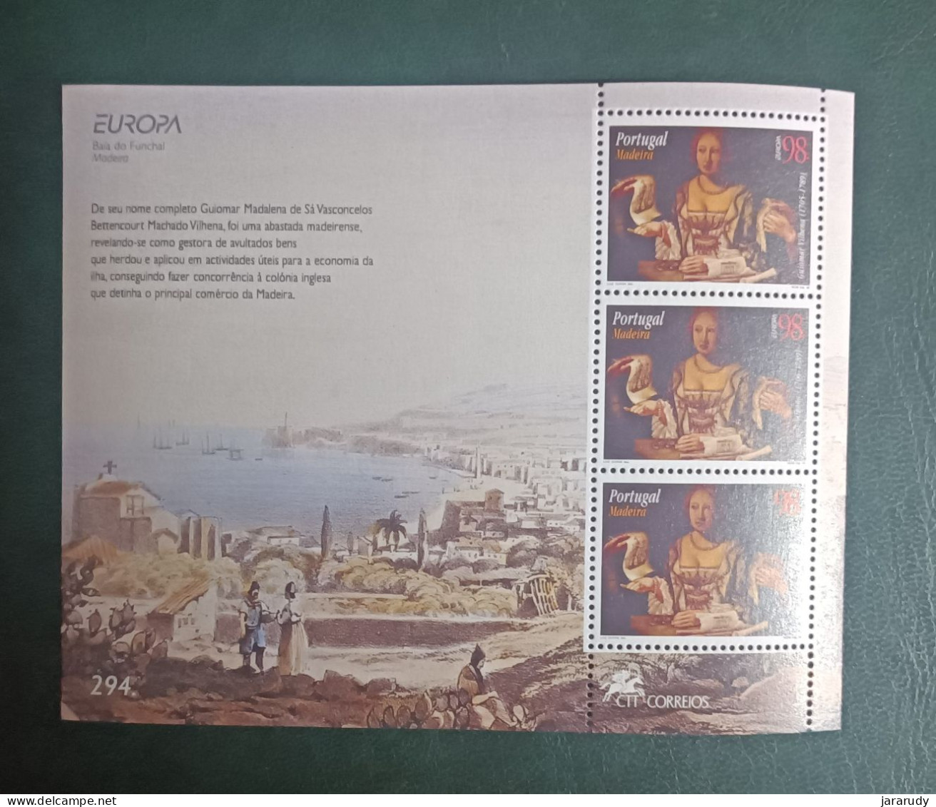 MADEIRA EUROPA CEPT 1996 Yv BF 15 MNH - Madeira