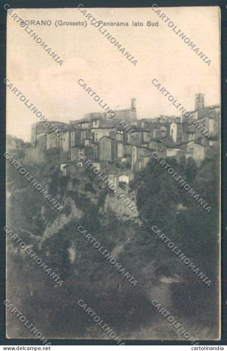 Grosseto Sorano ABRASA Cartolina ZB3728 - Grosseto