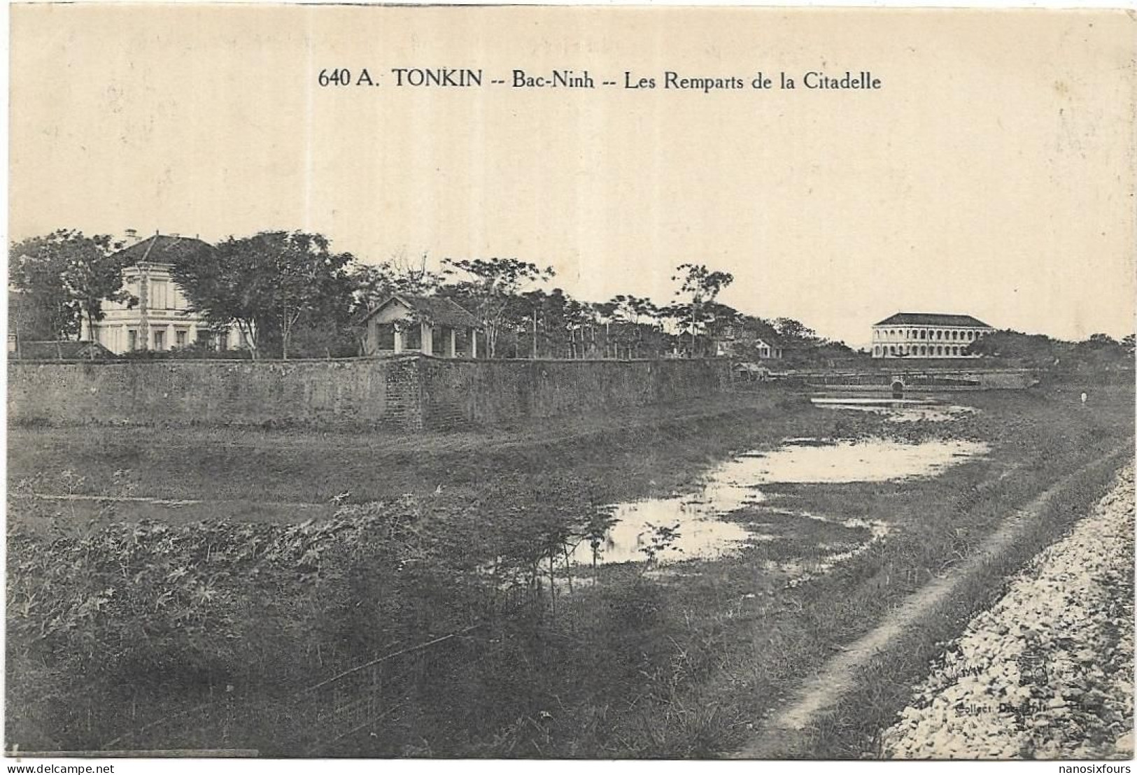 VIET NAM.   TONKIN  BAC NINH.   LES REMPARTS DE LA CITADELLE - Vietnam