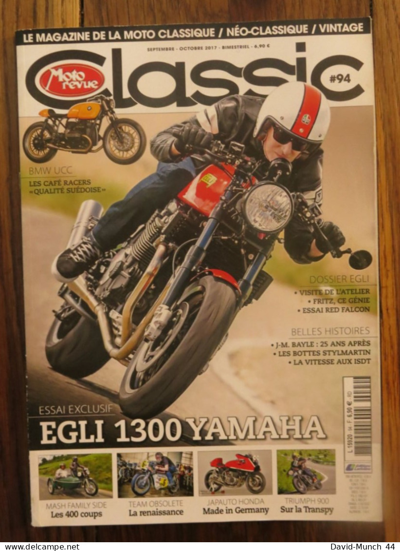 Moto Revue Classic #94. Septembre-Octobre 2017 - Moto