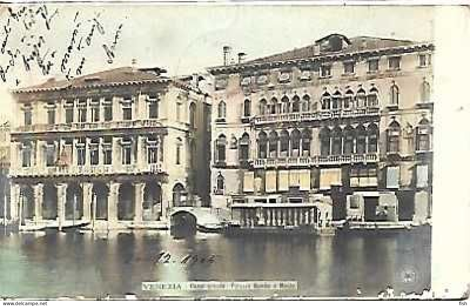 Italy & Postal, Venezia, Canal Grande Palazzo Bembo Manin, Ed. C.R 1905 (79799) - Andere & Zonder Classificatie