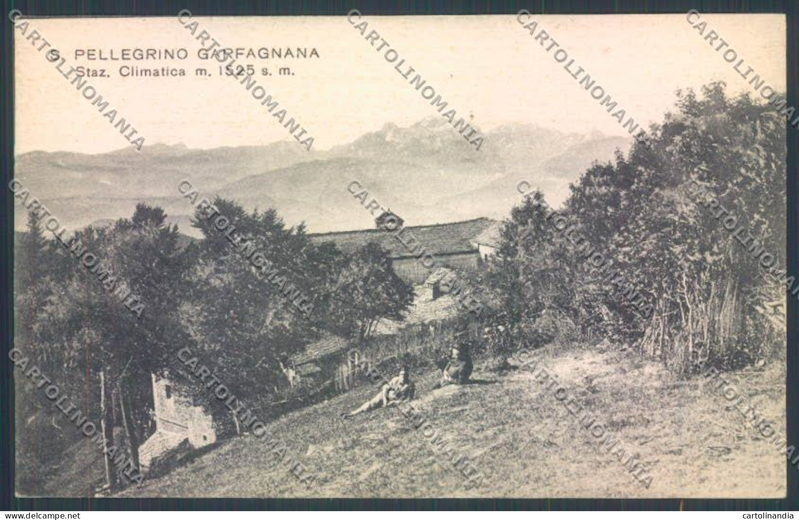 Lucca Garfagnana San Pellegrino Lipparini Cartolina ZB3995 - Lucca