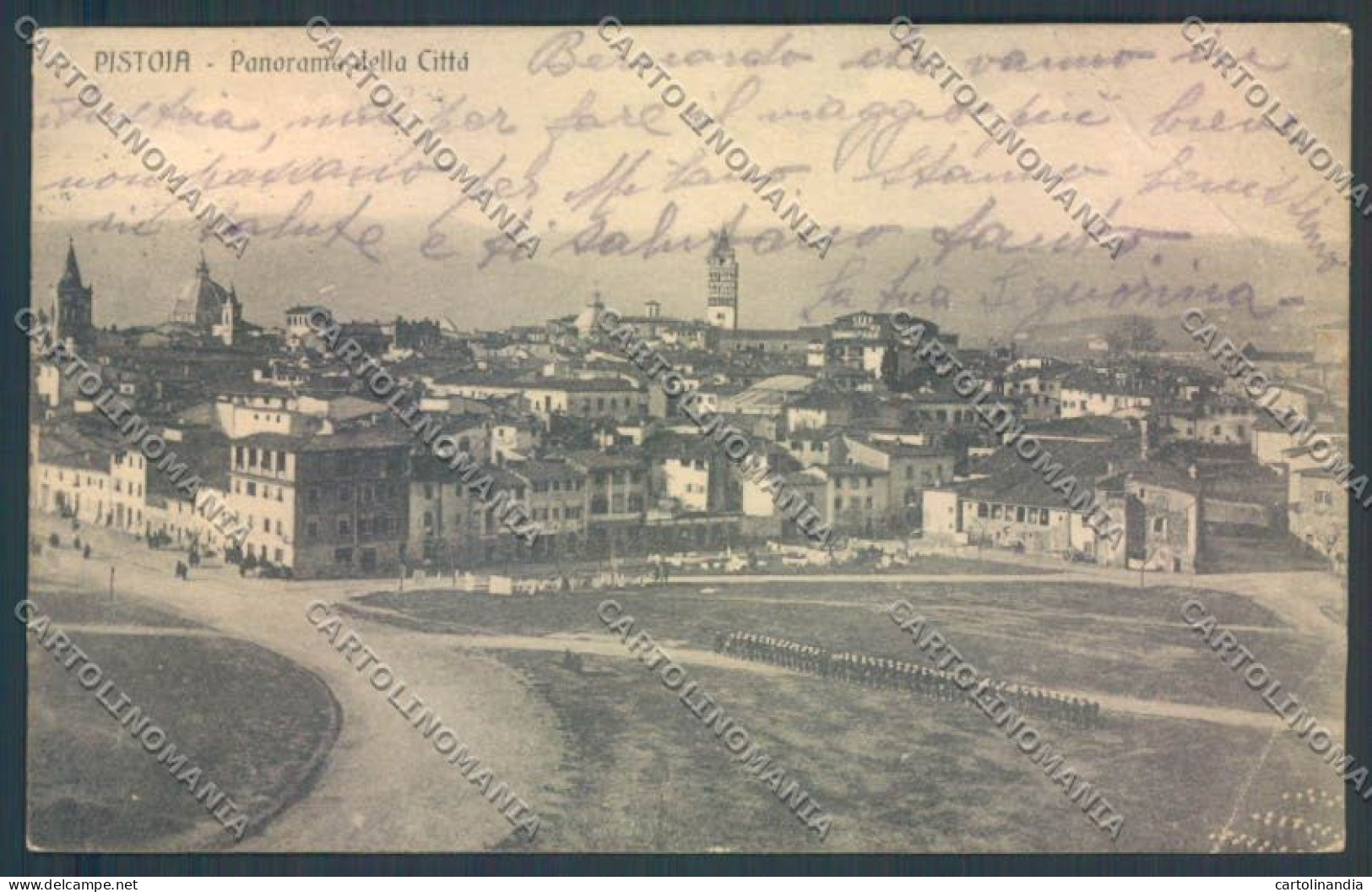 Pistoia Città PIEGHE Cartolina ZB4384 - Pistoia