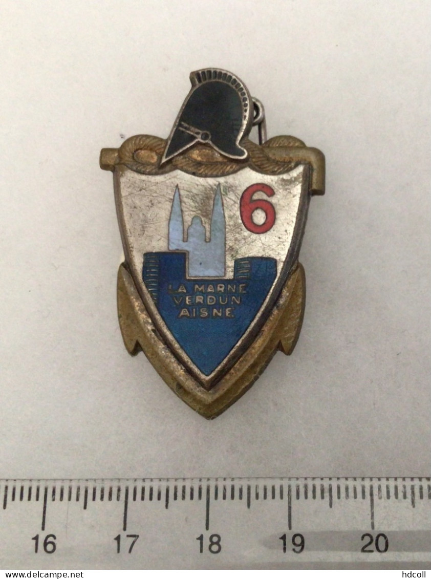 FRANCE GENIE MILITAIRE - Insigne 6° Régiment Du Génie.  Drago 213 - 1939-45