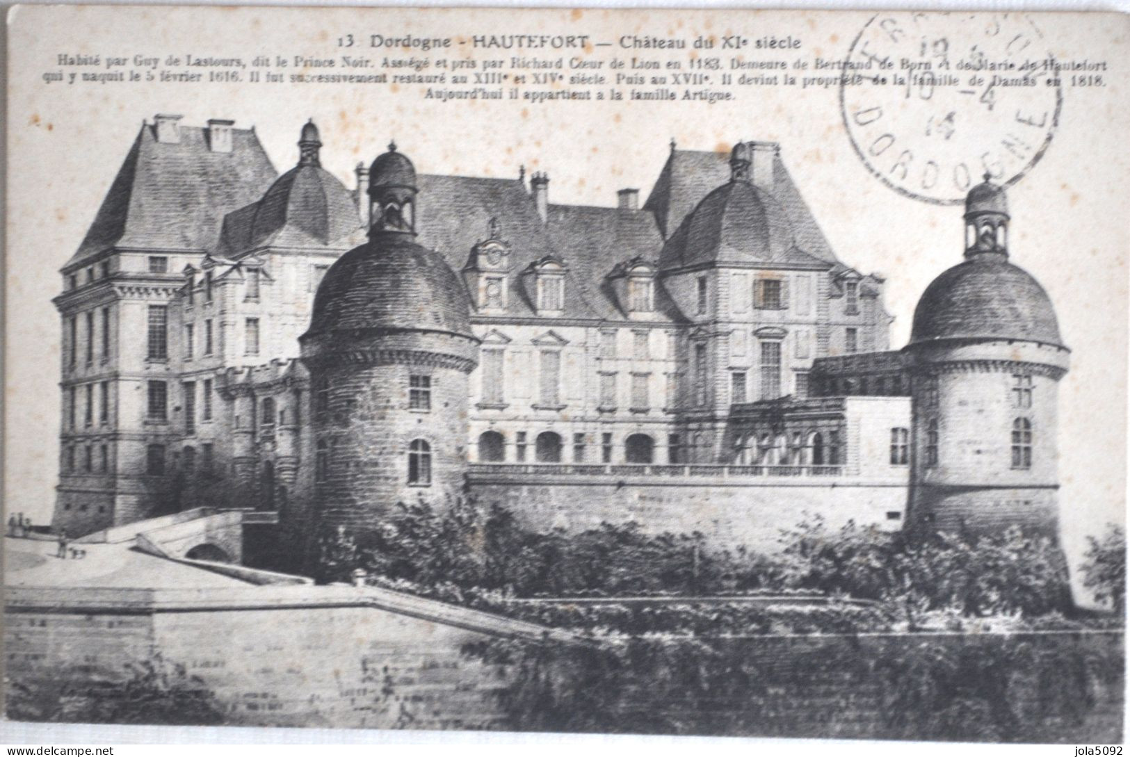 24 - HAUTEFORT - Château Du XIème - Hautefort