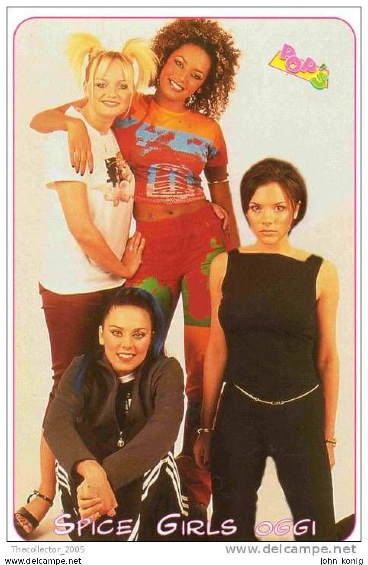 CARTOLINA-POSTCARD-CPT - SPICE GIRLS (MUSICAL GROUP-SINGERS '90s) - Sänger Und Musikanten