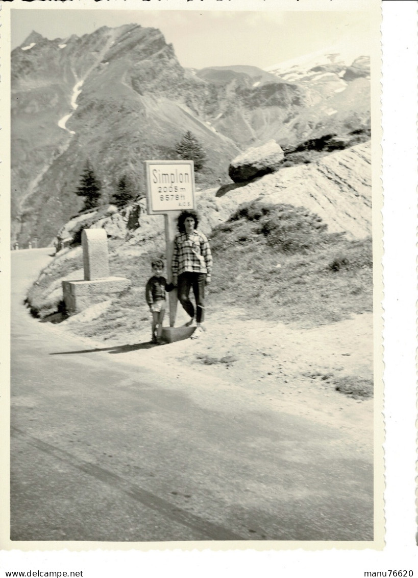 Ref 1 - Photo  Négatif : Col De Simplon - Suisse . - Europa