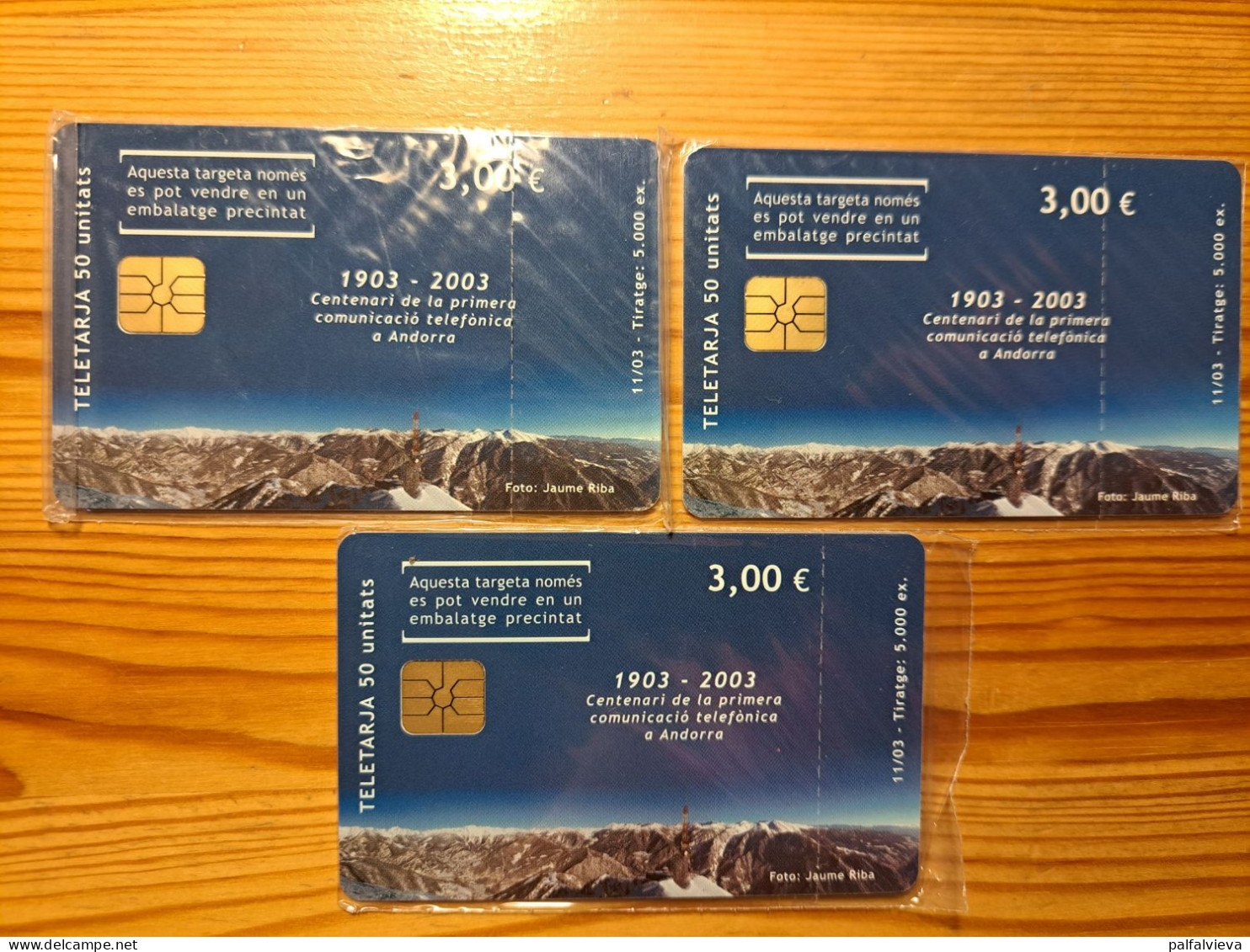 Phonecard Set Andorra - Mountain, Puzzle - Mint In Blister - Andorre