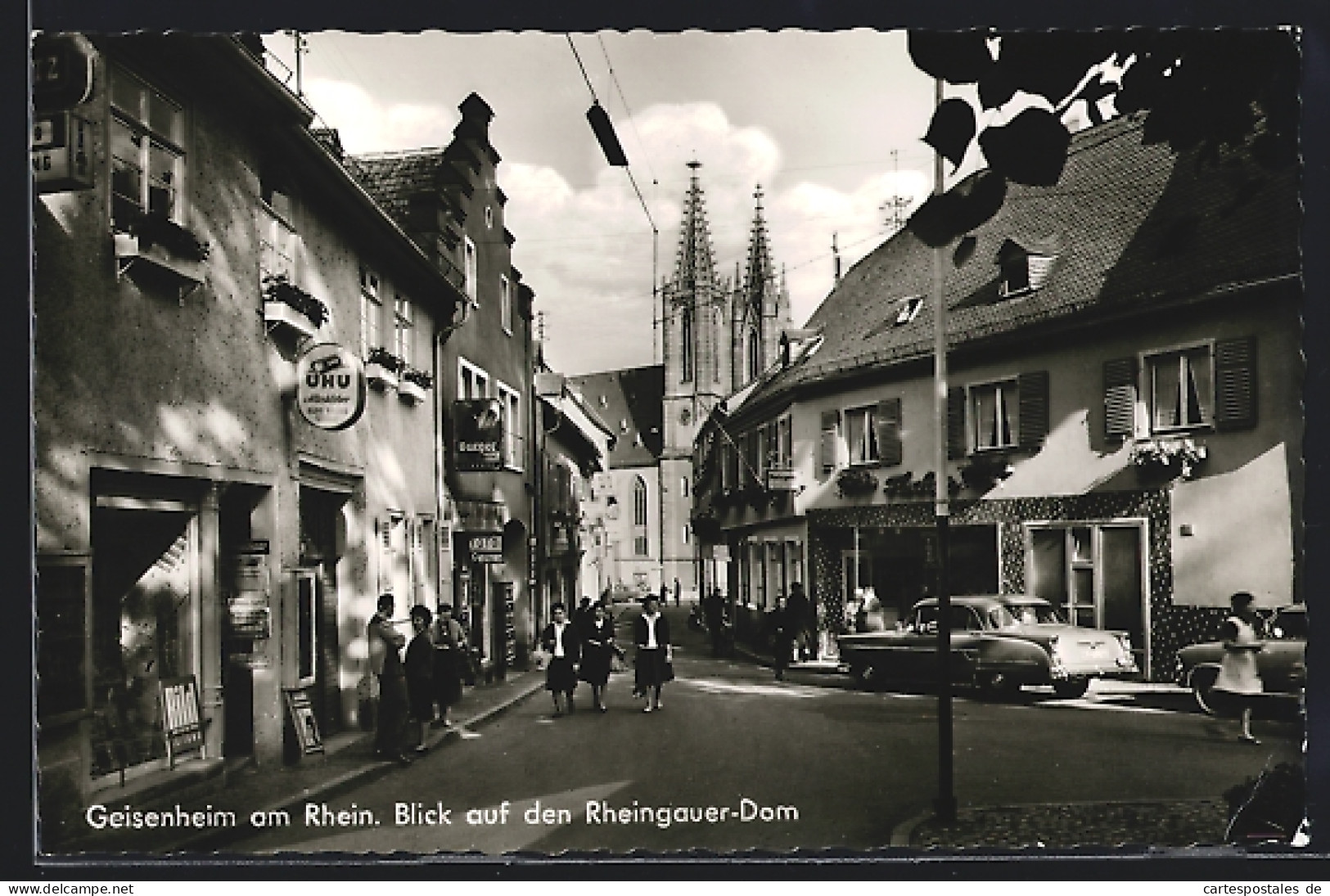 AK Geisenheim Am Rhein, Blick Auf Den Rheingauer Dom  - Rheingau