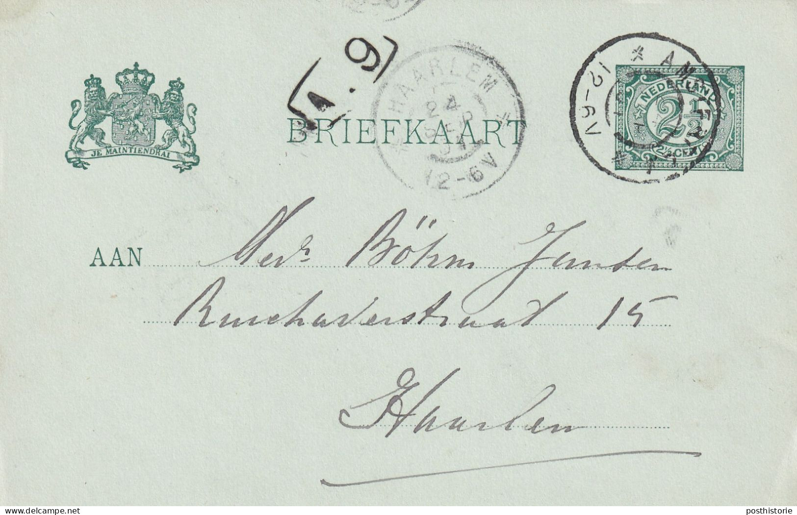 18 verschillende gebruikte briefkaarten 1871/1910