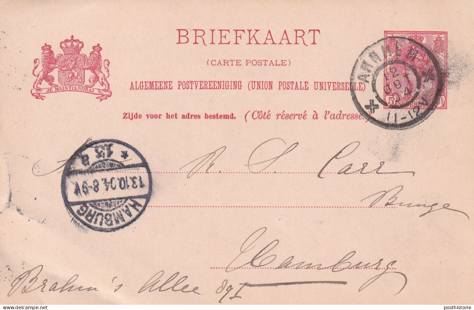 18 verschillende gebruikte briefkaarten 1871/1910