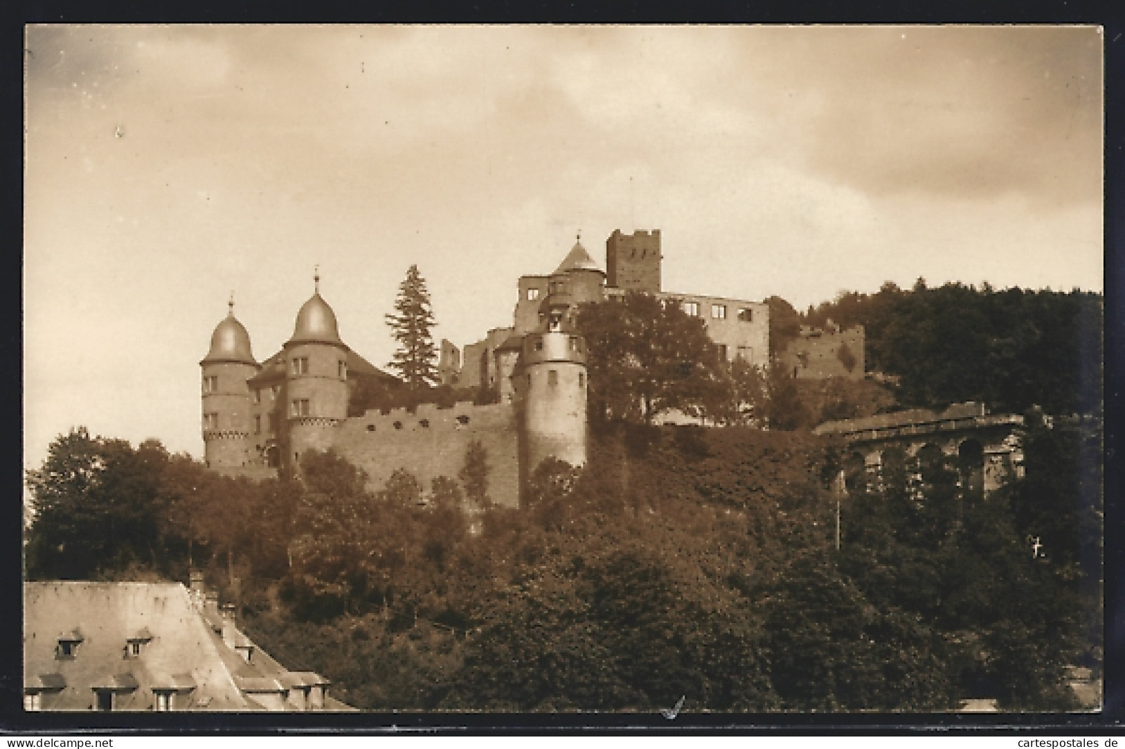 AK Wertheim A. M., Blick Auf Das Schloss  - Wertheim