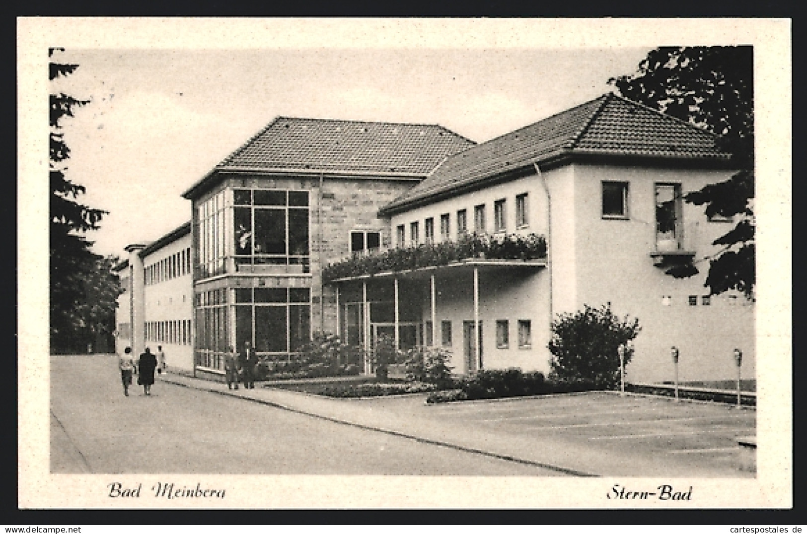 AK Bad Meinberg, Stern-Bad Mit Passanten  - Bad Meinberg