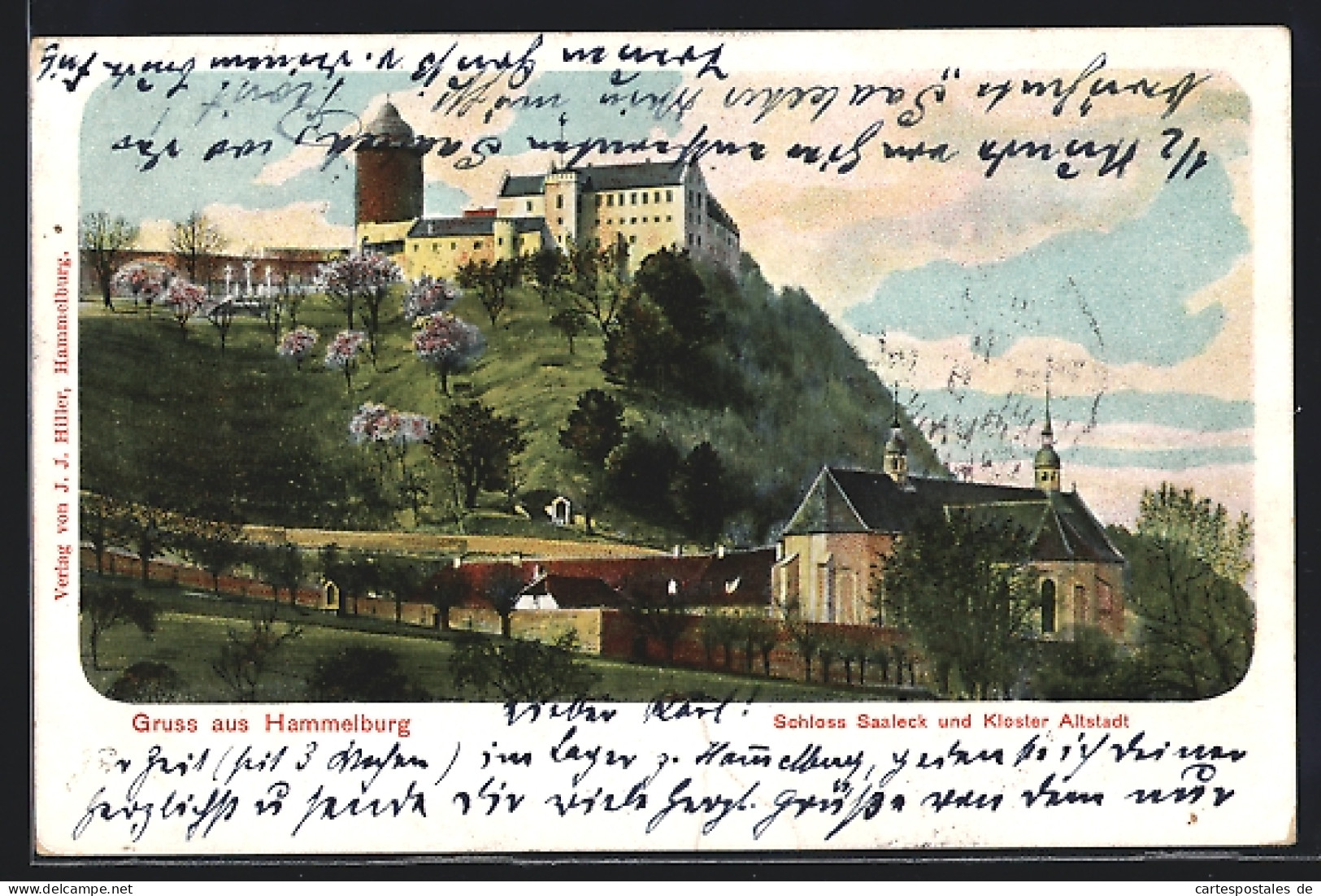 AK Hammelburg, Schloss Saaleck Und Kloster Altstadt  - Hammelburg