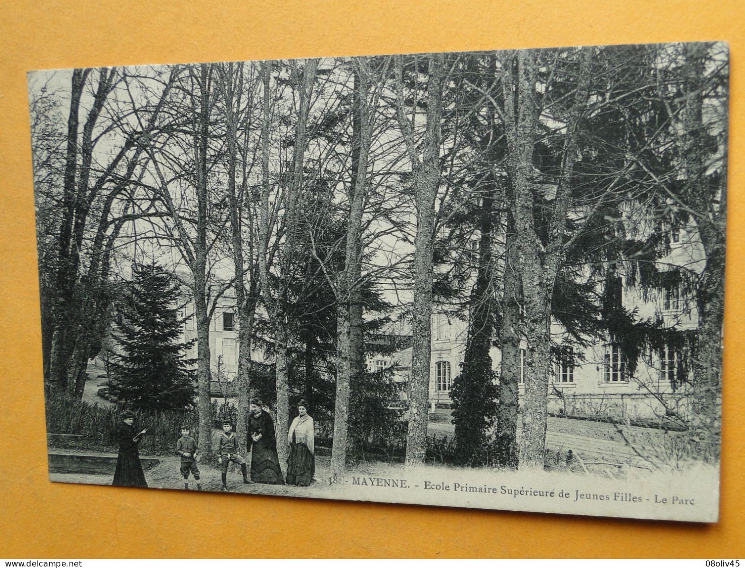 MAYENNE -- Lot 2 Cpa Différentes ANIMEES - Ecole Primaire Supérieure De Jeunes Filles - Le Parc - Mayenne