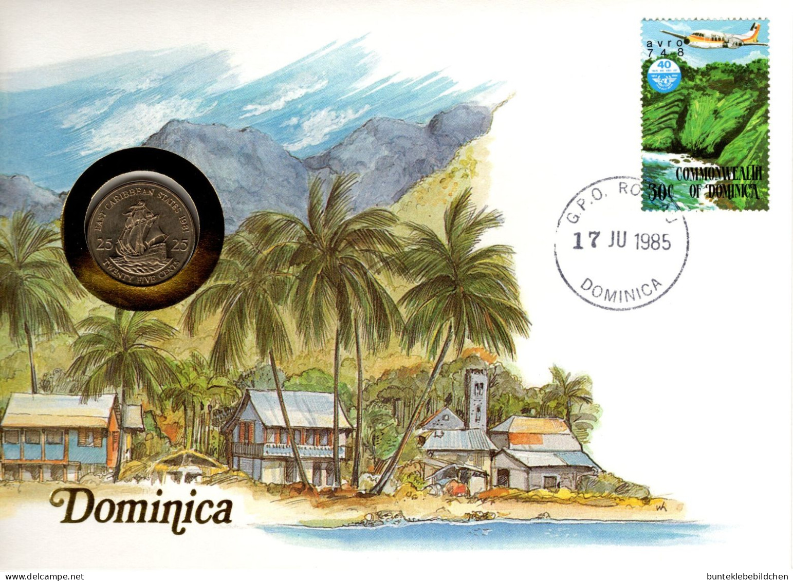 Numisbrief - Dominikanische Rep. - Dominicaine