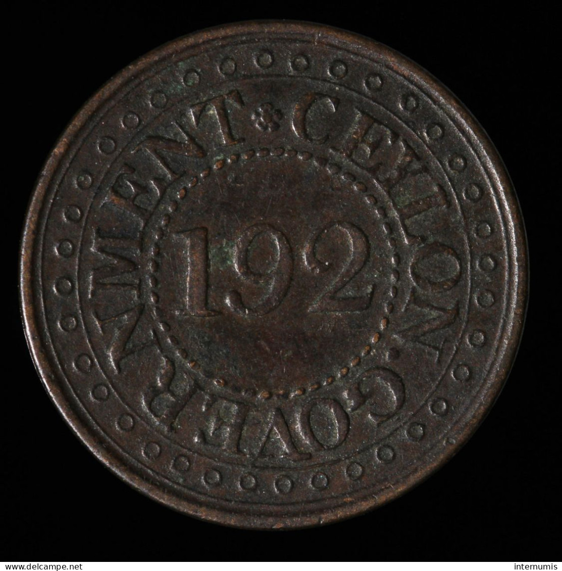 RARE Ceylon - Sri Lanka, George III, 1/192 Rixdollar, 1802, , Cuivre (Copper), TTB (EF),
KM#73, Pr#87 - Sri Lanka