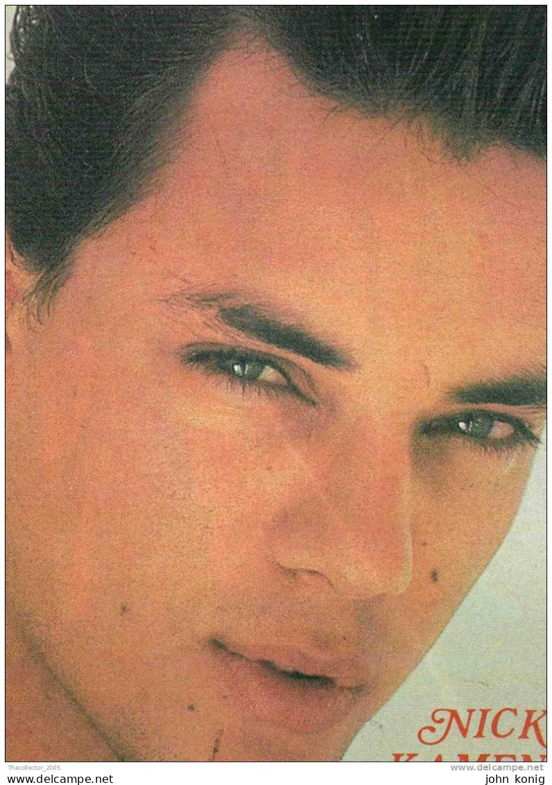 CARTOLINA-POSTCARD-CPT-CARTE POSTALE - NICK KAMEN (SINGER OF '80s) - Chanteurs & Musiciens