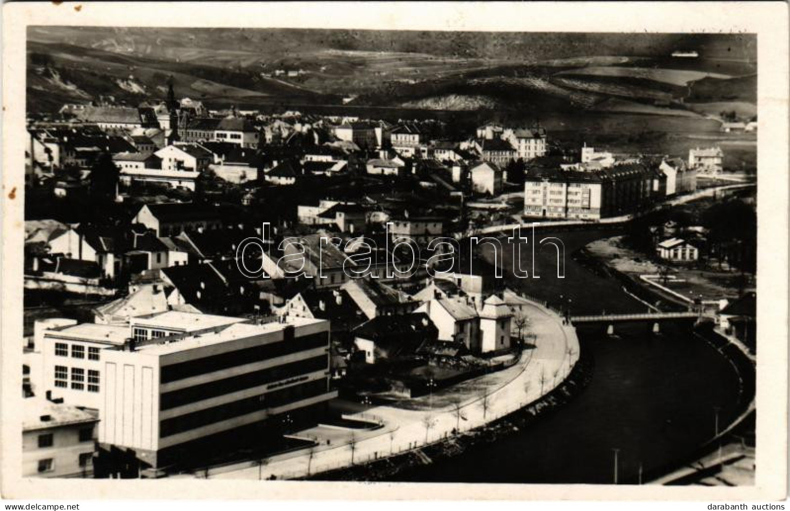 ** T2/T3 Besztercebánya, Banská Bystrica; Látkép, Híd / General View, Bridge (fl) - Unclassified