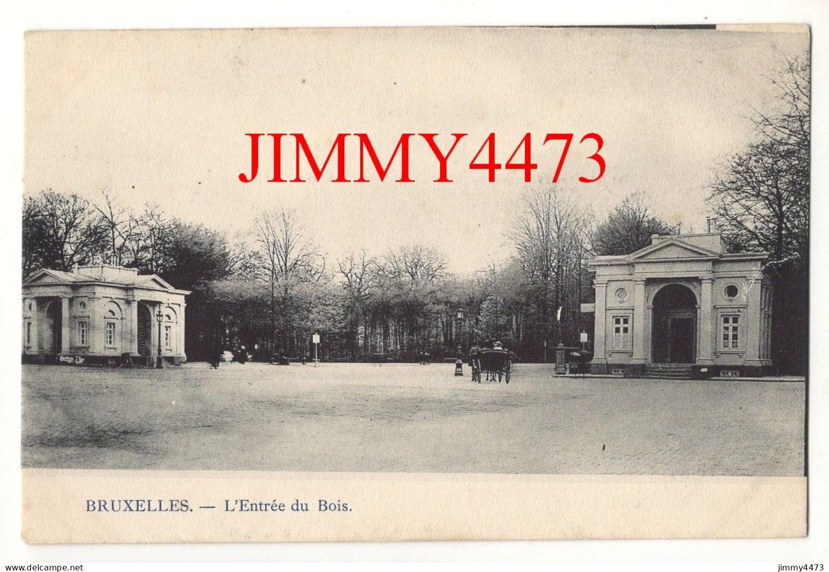 BRUXELLES - L'Entrée Du Bois ( Place Bien Animée ) - Forests, Parks