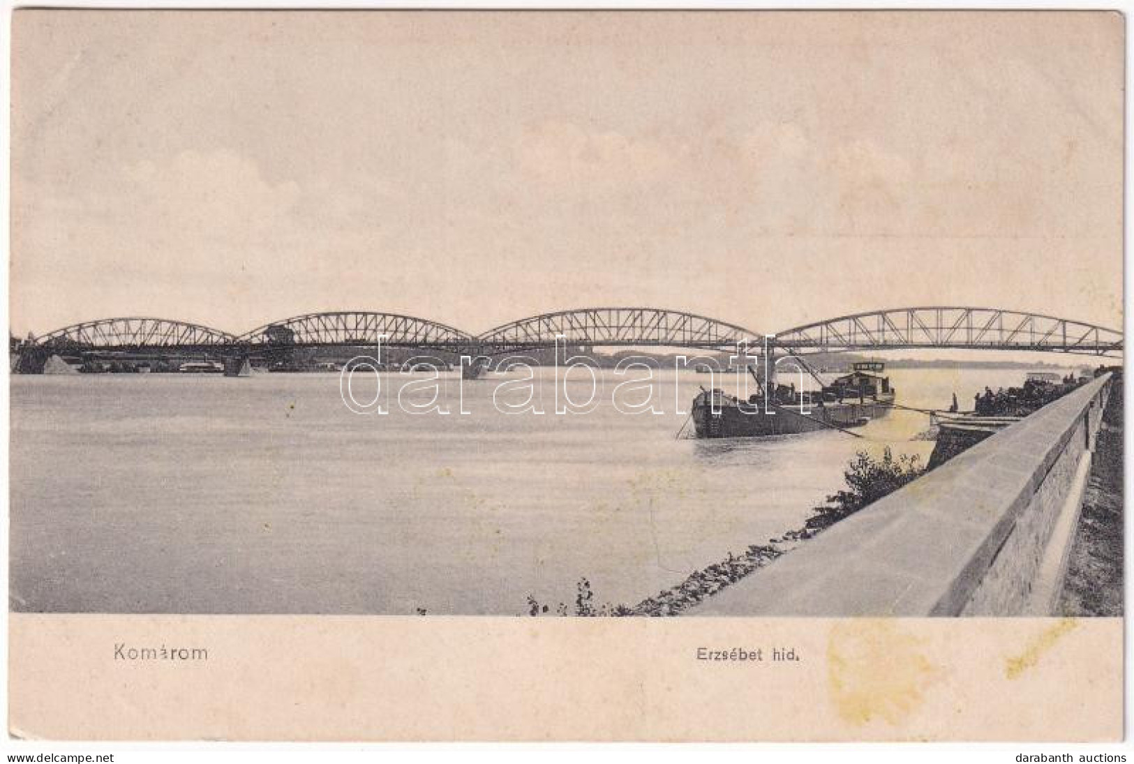* T3 1912 Komárom, Komárno; Erzsébet Híd / Bridge (r) - Non Classés