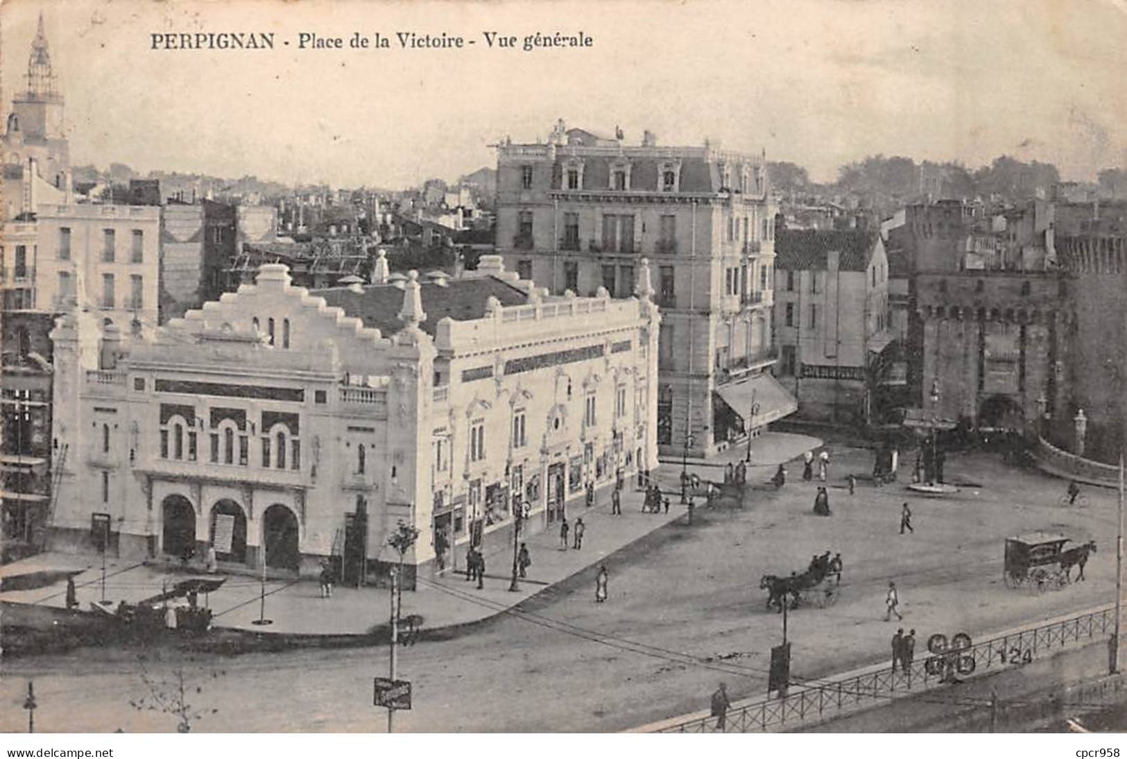 66-SAN59751-PERPIGNAN.Place De La Victoire.Vue Générale - Perpignan