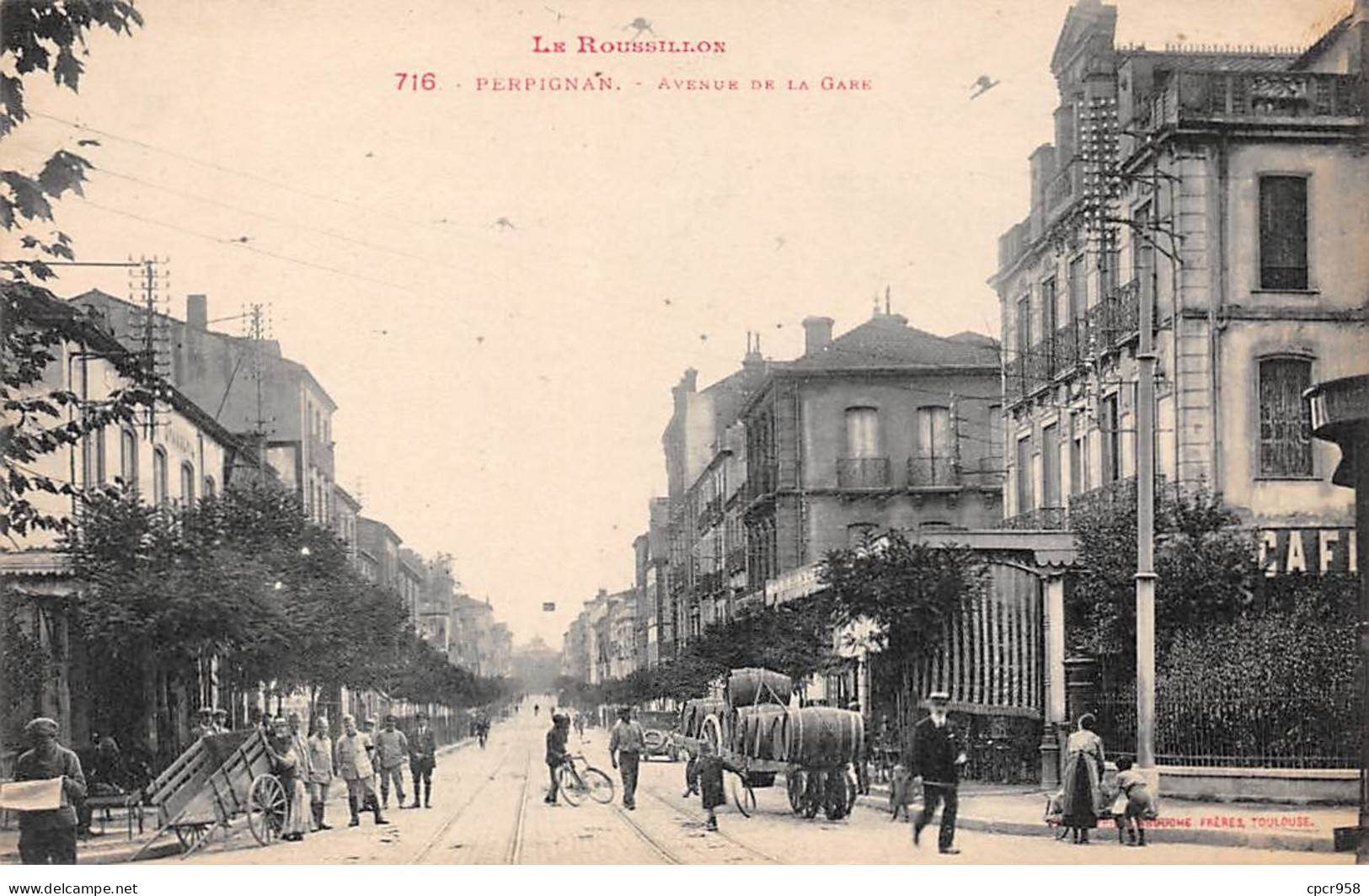 66-SAN59748-PERPIGNAN.Avenue De La Gare - Perpignan
