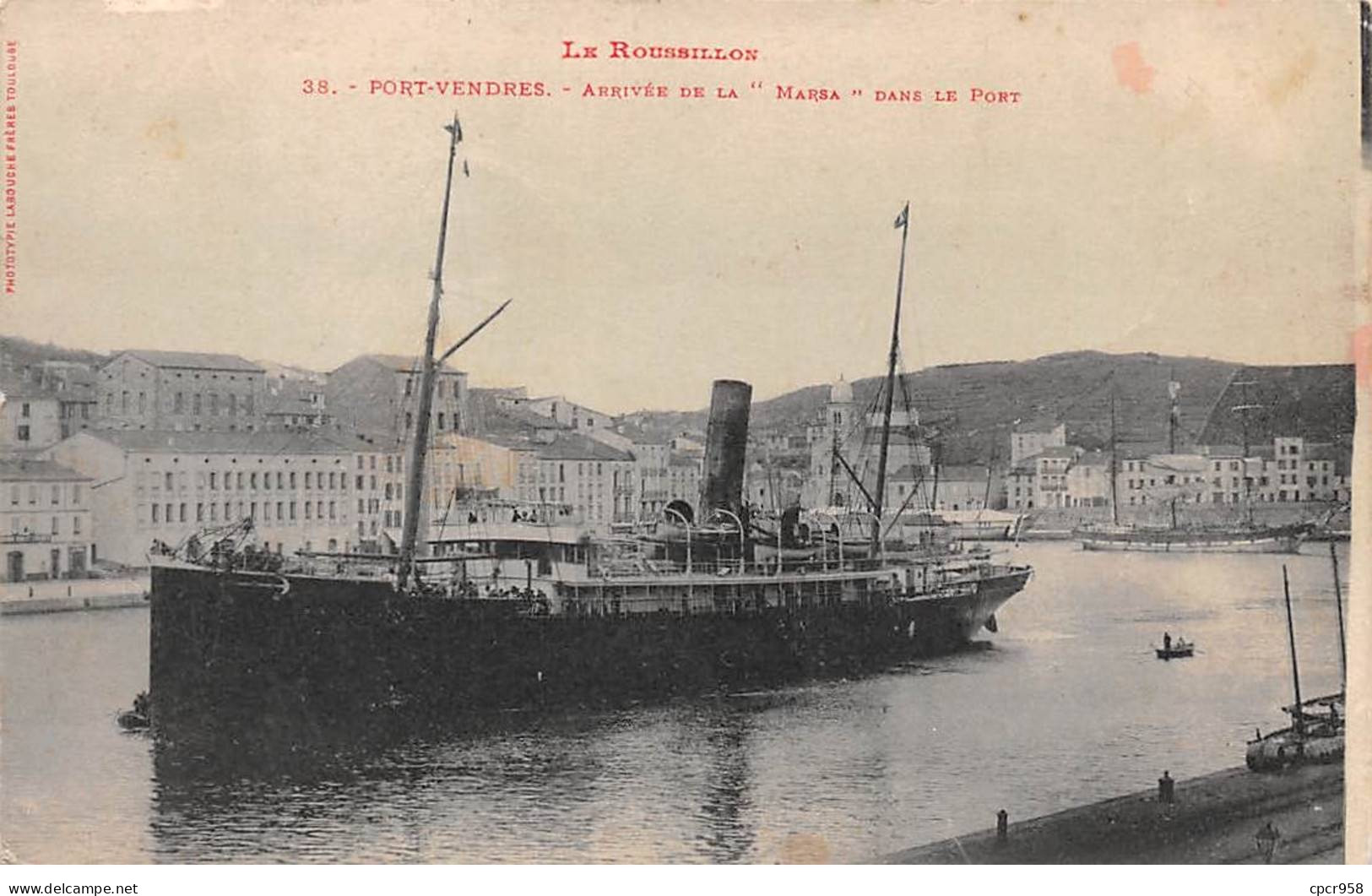 66-SAN59741-PORT-VENDRES.Arrivée De La "Marsa" Dans Le Port - Port Vendres