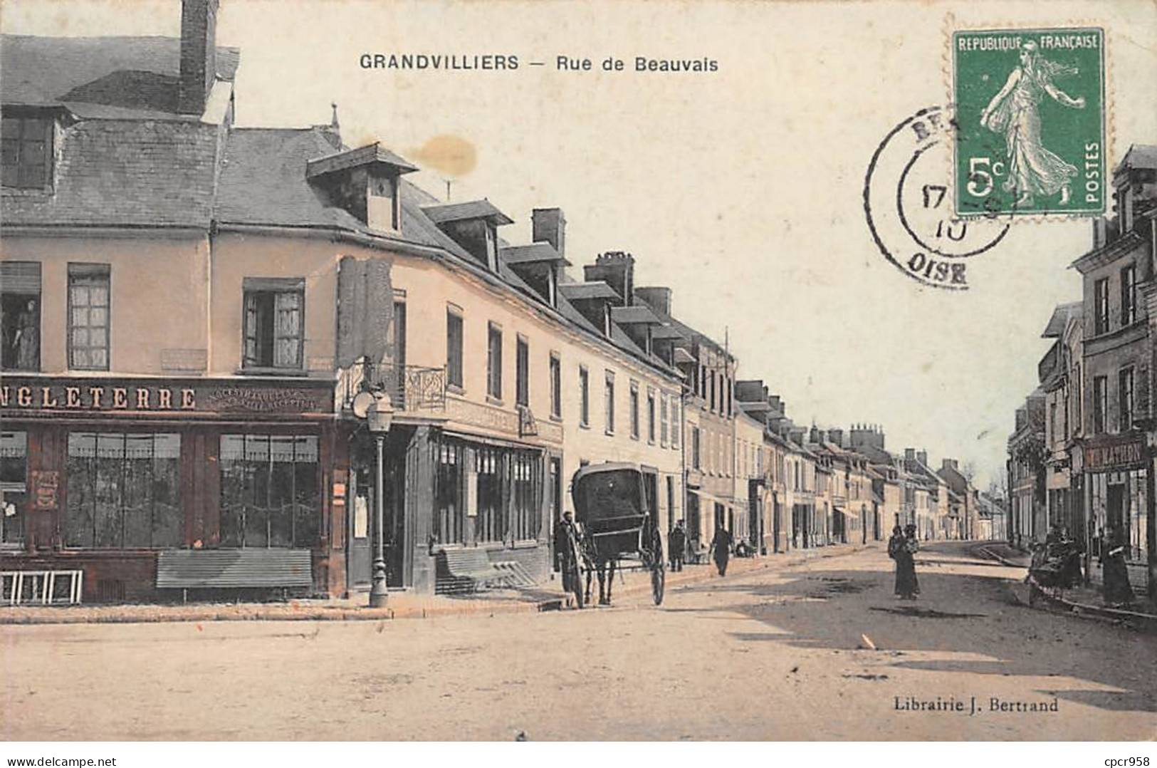 60-SAN59671-GRANDVILLIERS.Rue De Beauvais - Grandvilliers