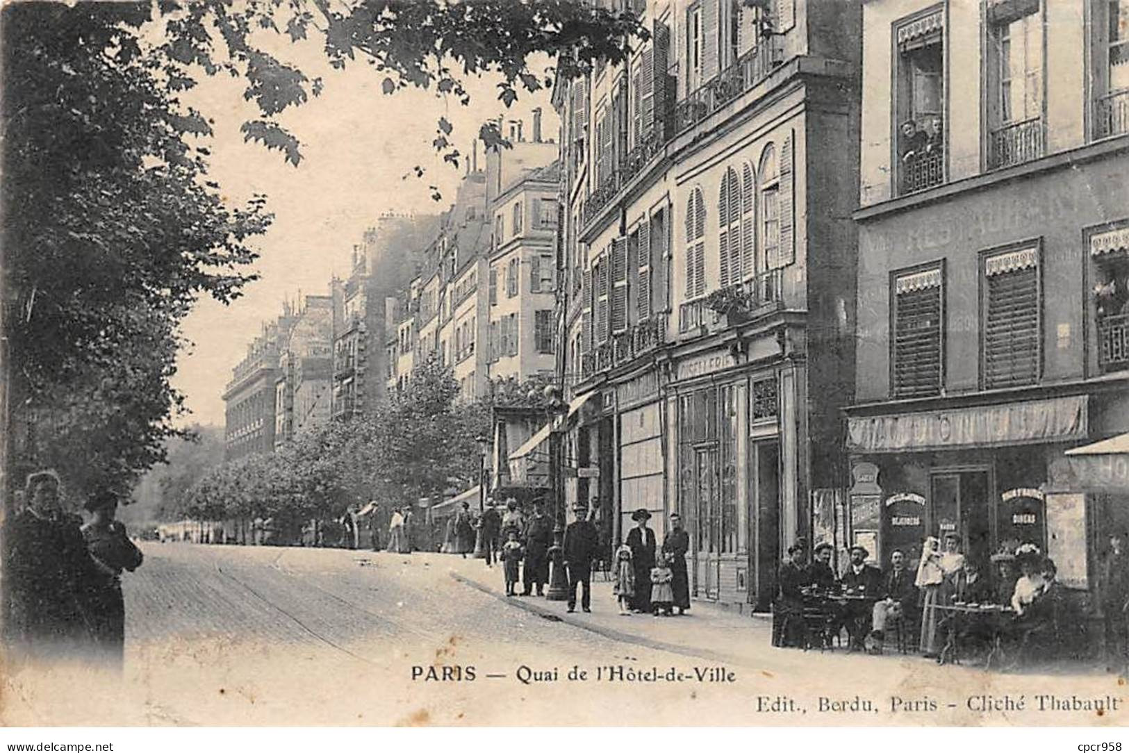 75004 - PARIS - SAN46706 - Quai De L'Hôtel De Ville - En L'état - District 04