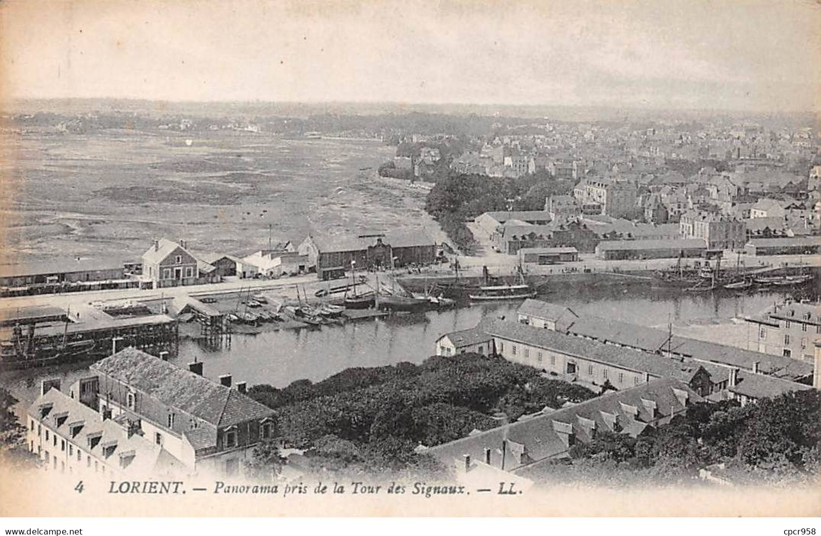 56 - LORIENT - SAN46387 - Panorama Pris De La Tour Des Signaux - Lorient