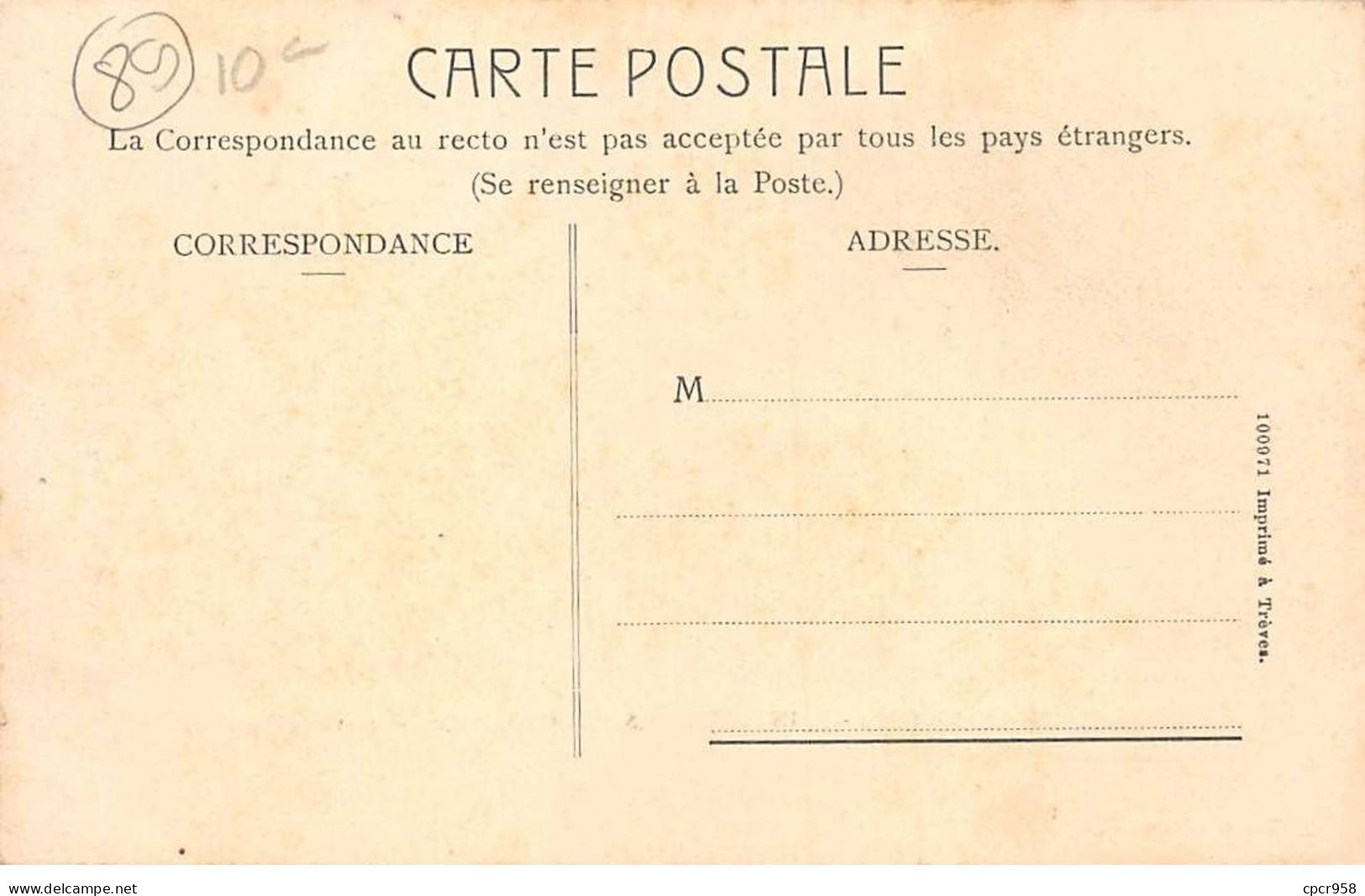 89 - AUXERRE - SAN45420 - Et Ses Environs - Saint Cyr Les Colons - L'Abreuvoir Et Les Fontaines - Auxerre