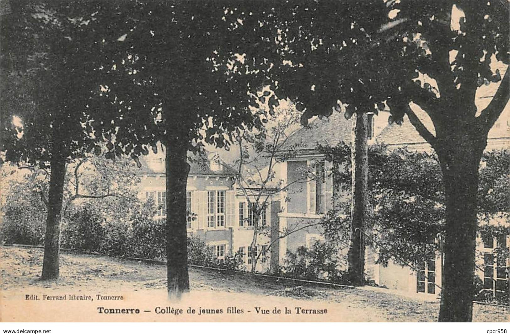 89 - TONNERRE - SAN45415 - Collège De Jeunes Filles - Vue De La Terrasse - Tonnerre