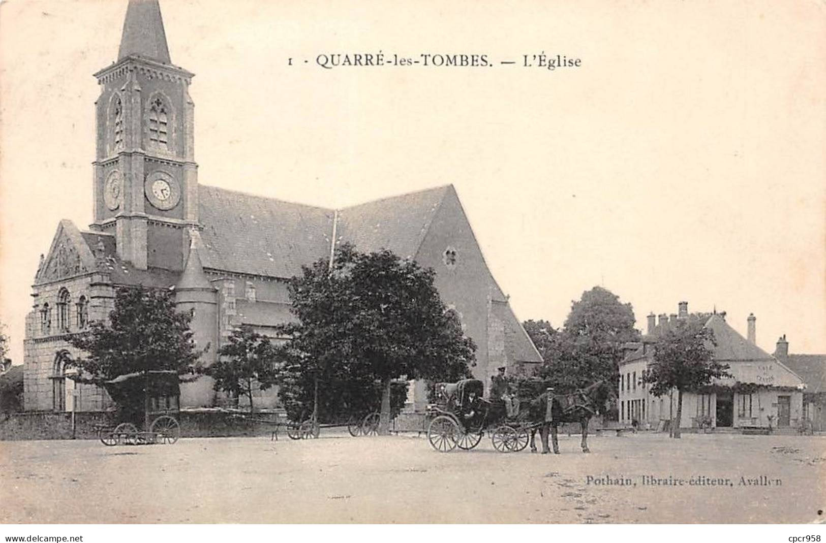 89 - QUARRE LES TOMBES - SAN45416 - L'Eglise - Quarre Les Tombes