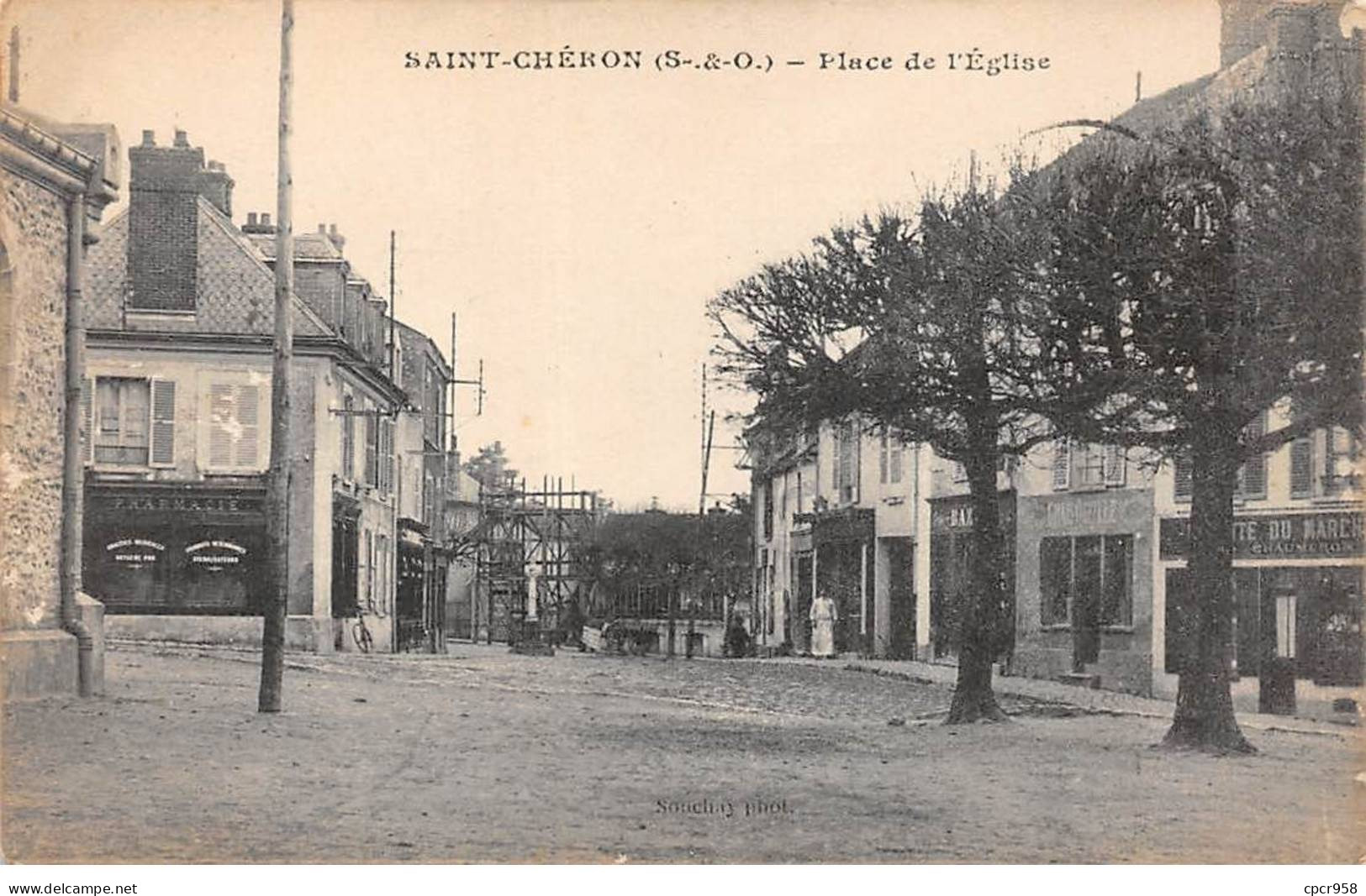 91 - SAINT CHERON - SAN45443 - Â¨lace De L'Eglise - Saint Cheron