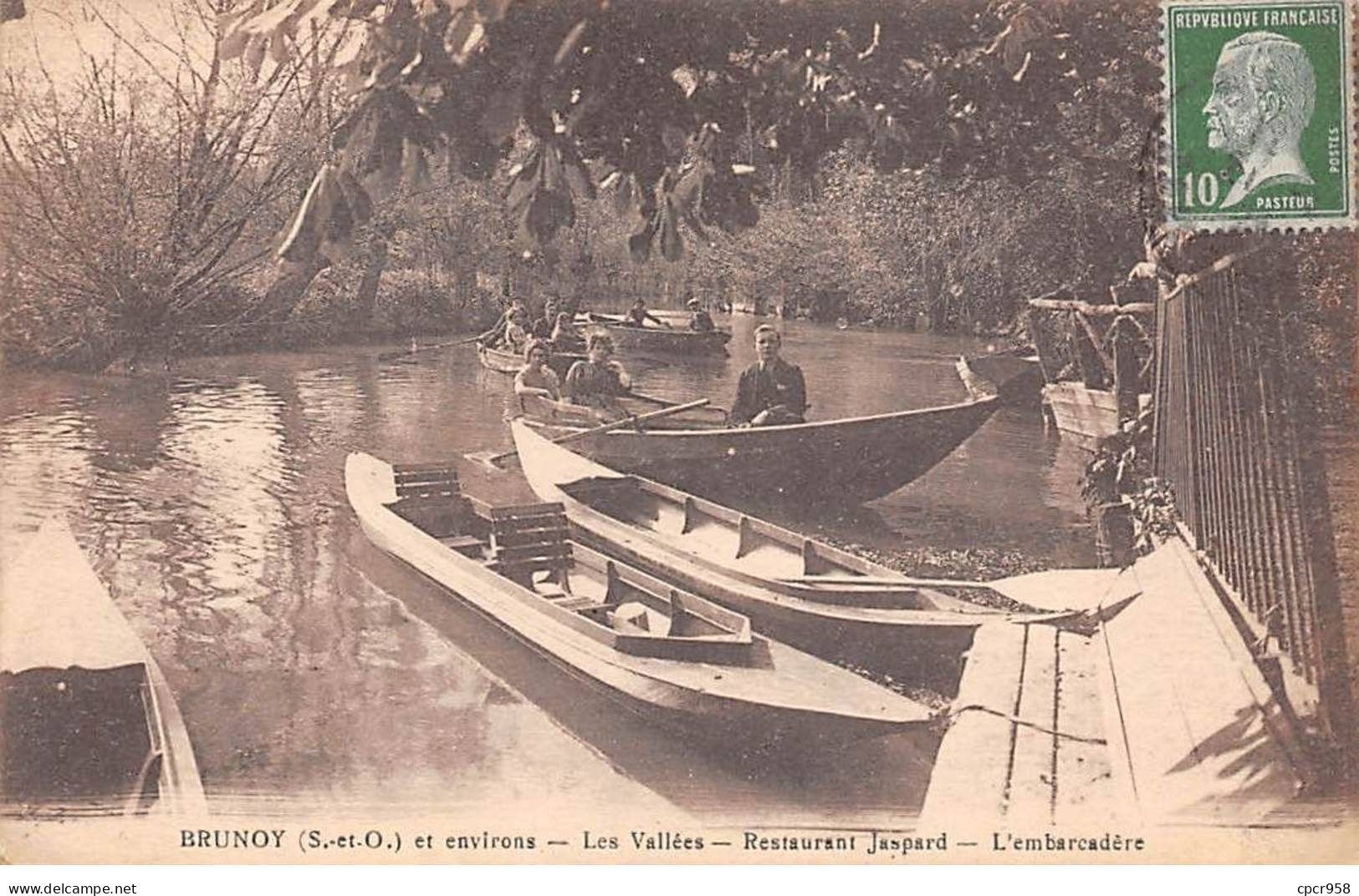 91 - BRUNOY - SAN45465 - Et Environs - Les Vallées - Restaurant Jaspard - L'Embarcadère - Brunoy