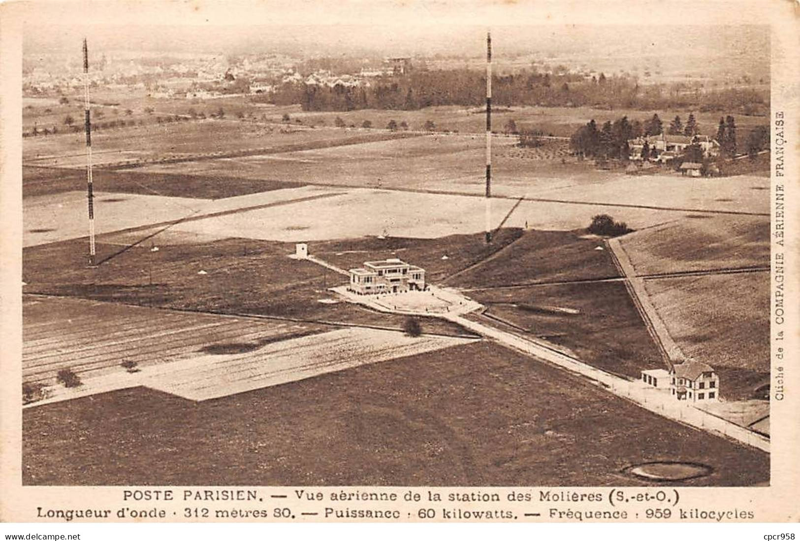 91 - MOLIERES - SAN45476 - Poste Parisien - Vue Aérienne De La Station Des Molières - Autres & Non Classés