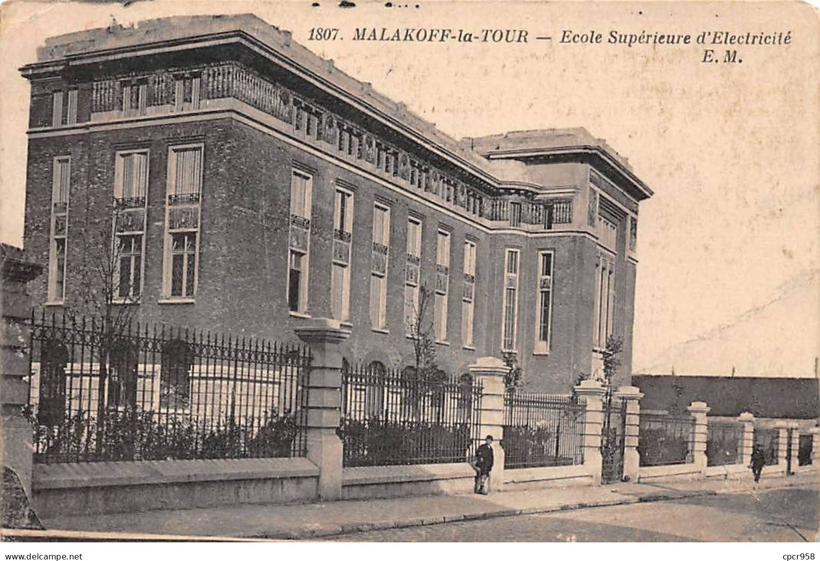 92 - MALAKOFF LA TOUR - SAN45482 - Ecole Supérieure D'Electricité - Malakoff