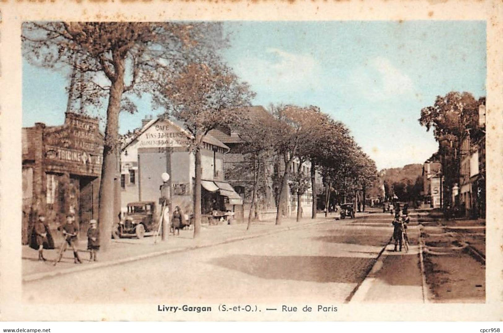 93 - LIVRY GARGAN - SAN45487 - Rue De Paris - CPSM 14x9 Cm - Livry Gargan