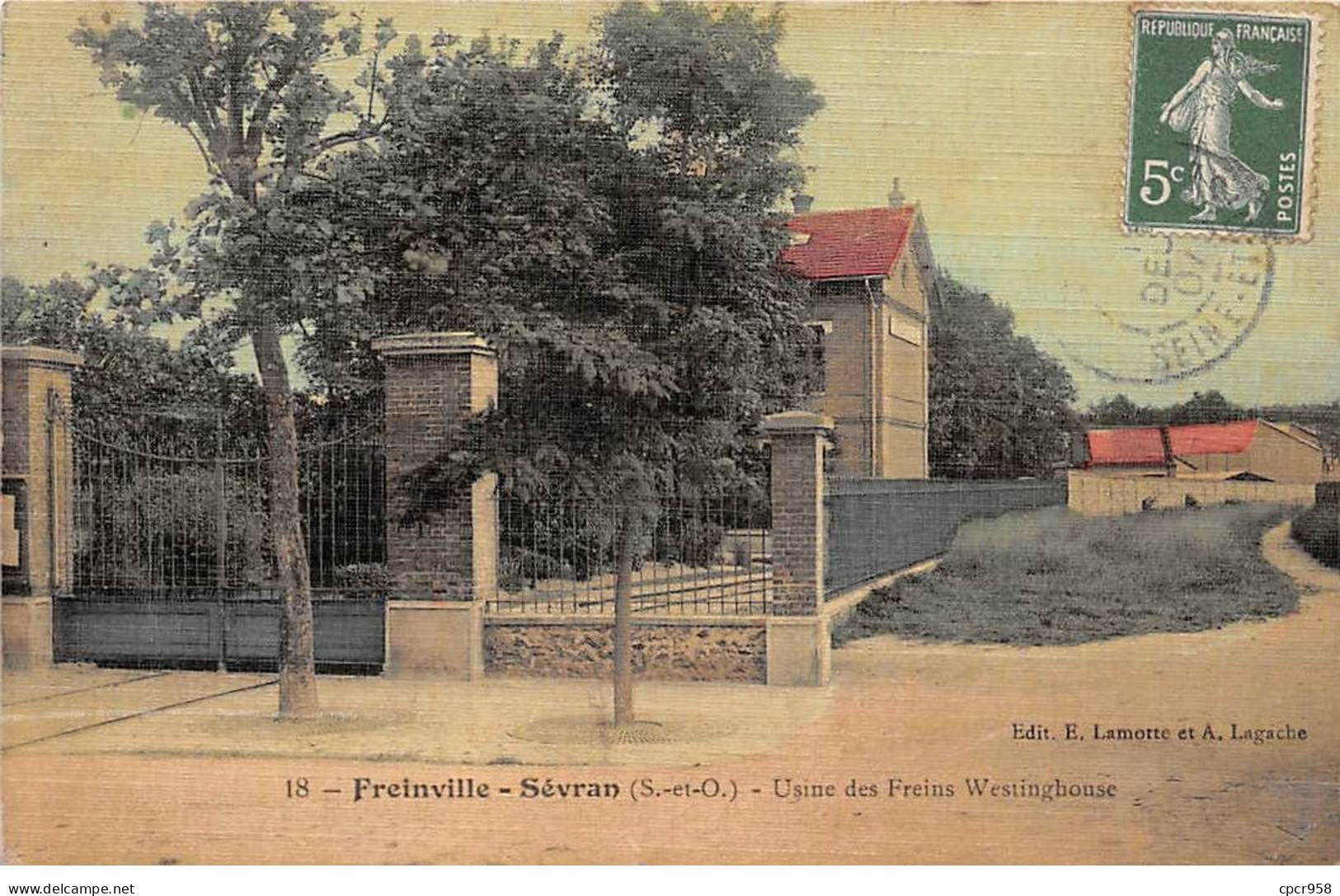 93 - FREINVILLE SEVRAN - SAN45490 - Usine Des Freins Westinghouse - Sevran