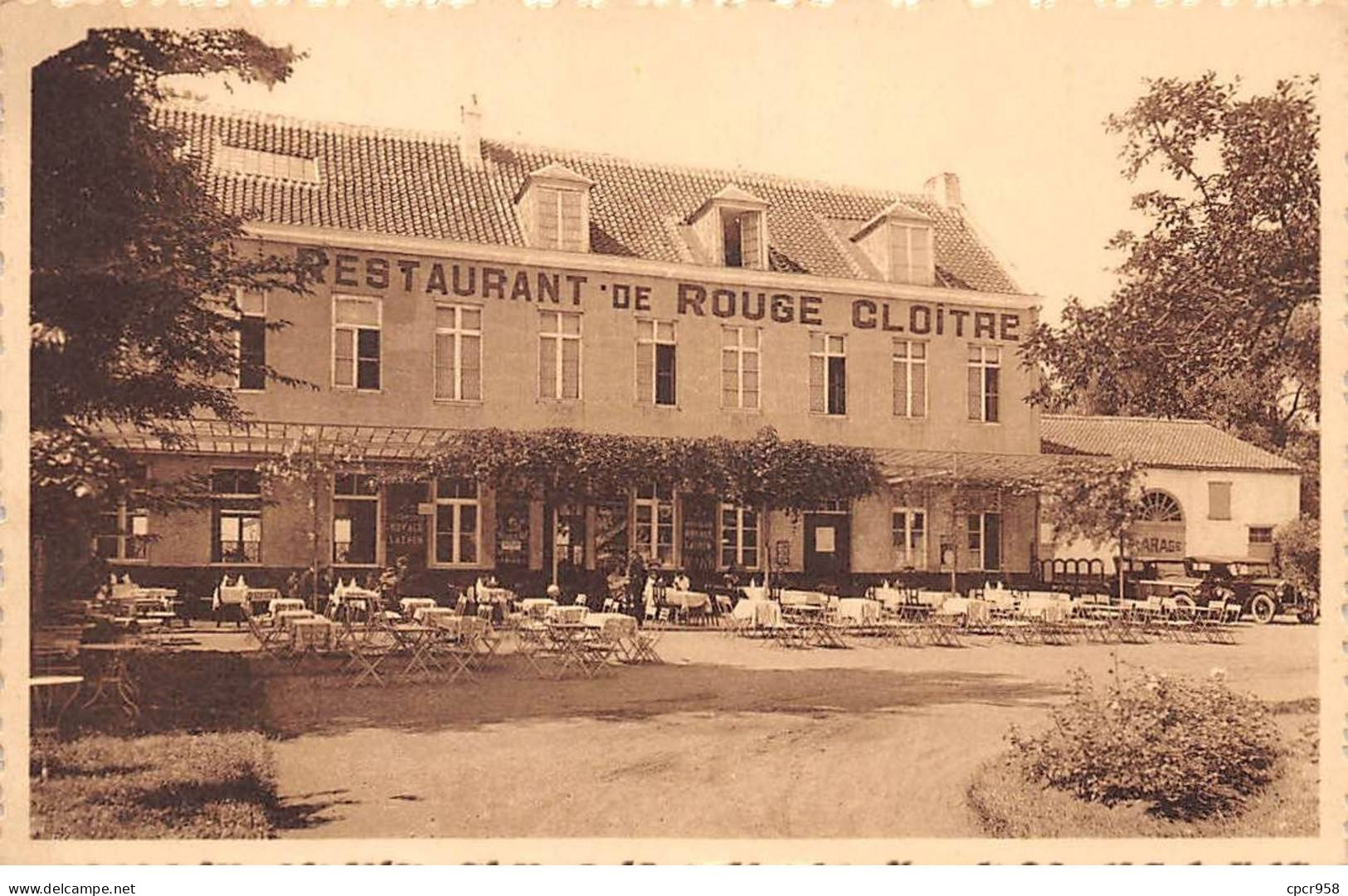 BELGIQUE - BRUXELLES - SAN45680 - Hôtel Restaurant Rouge Cloître - Lefebvre Mignolet - Bruxelles-ville