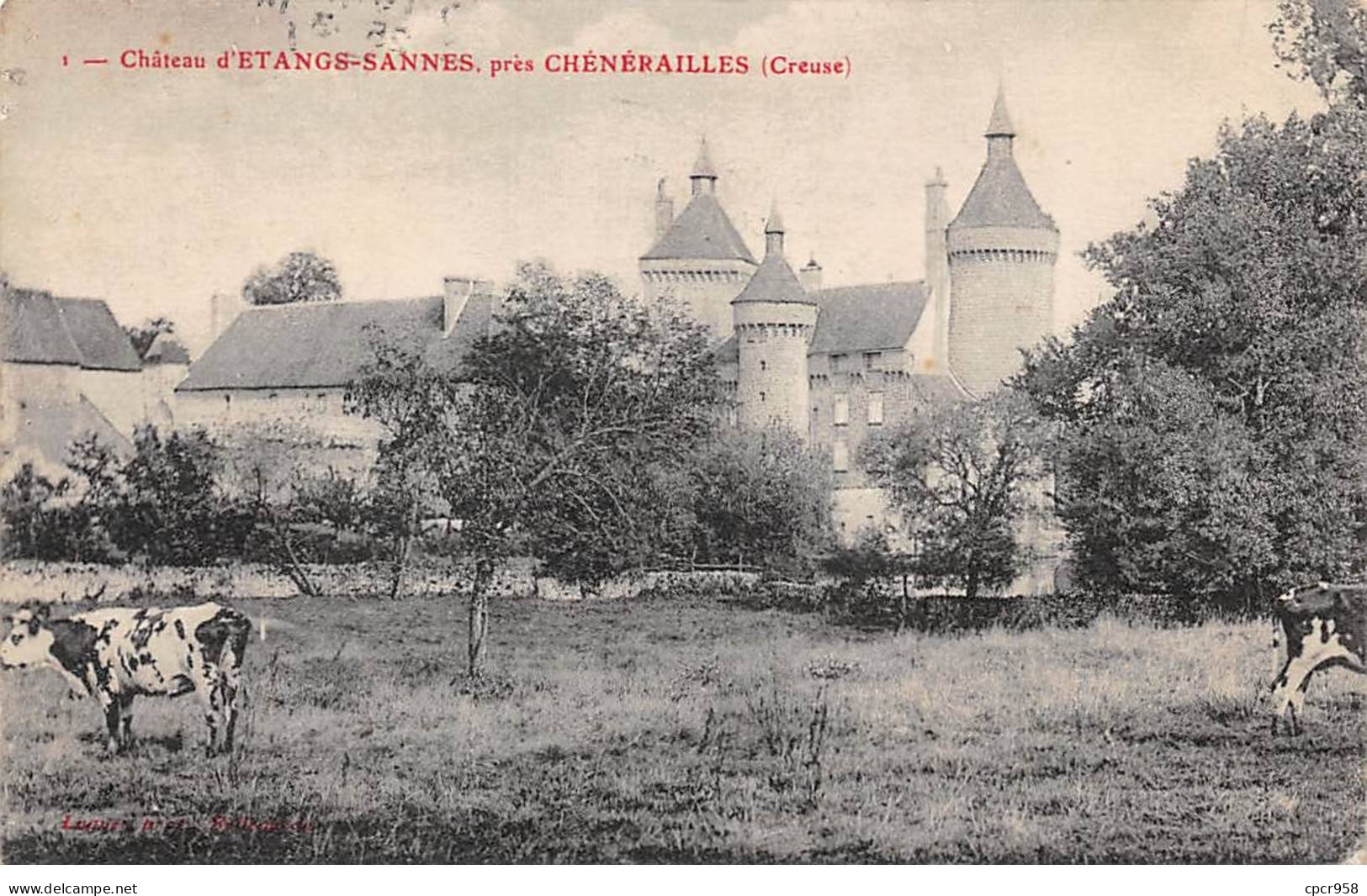 23-SAN58998-CHENERAILLES.Château D'Etangs-Sannes - Chenerailles