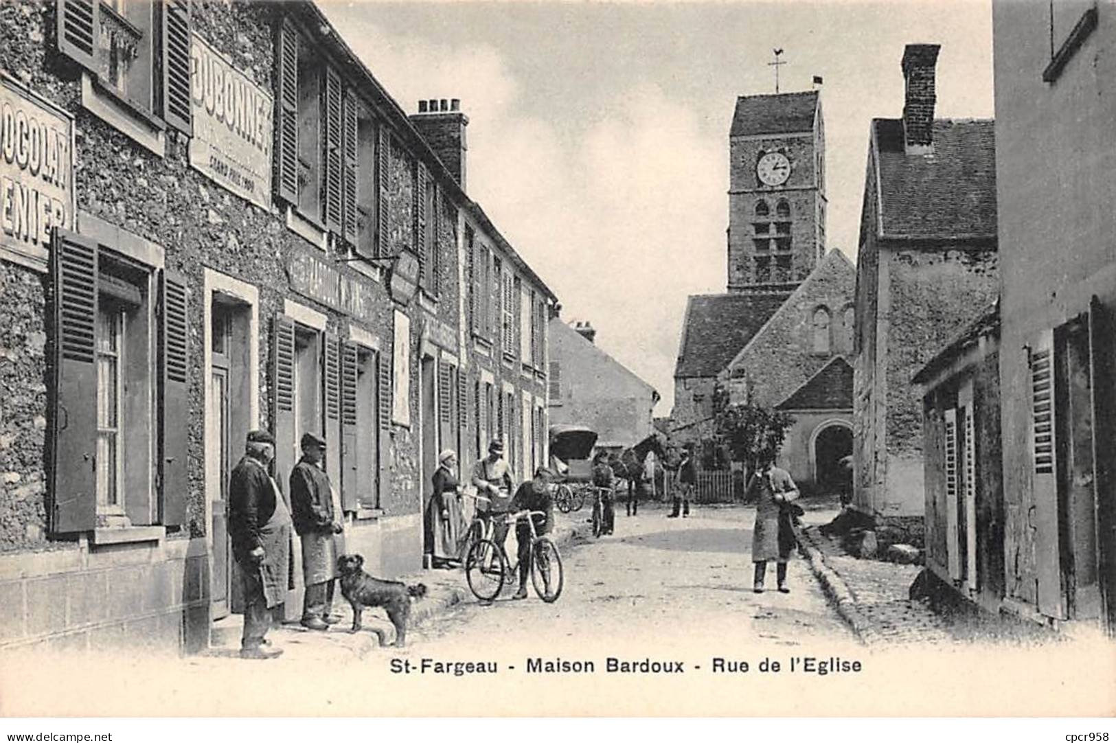 77-SAN59968-SAINT FARGEAU.Maison Bardoux.Rue De L'Eglise - Saint Fargeau Ponthierry