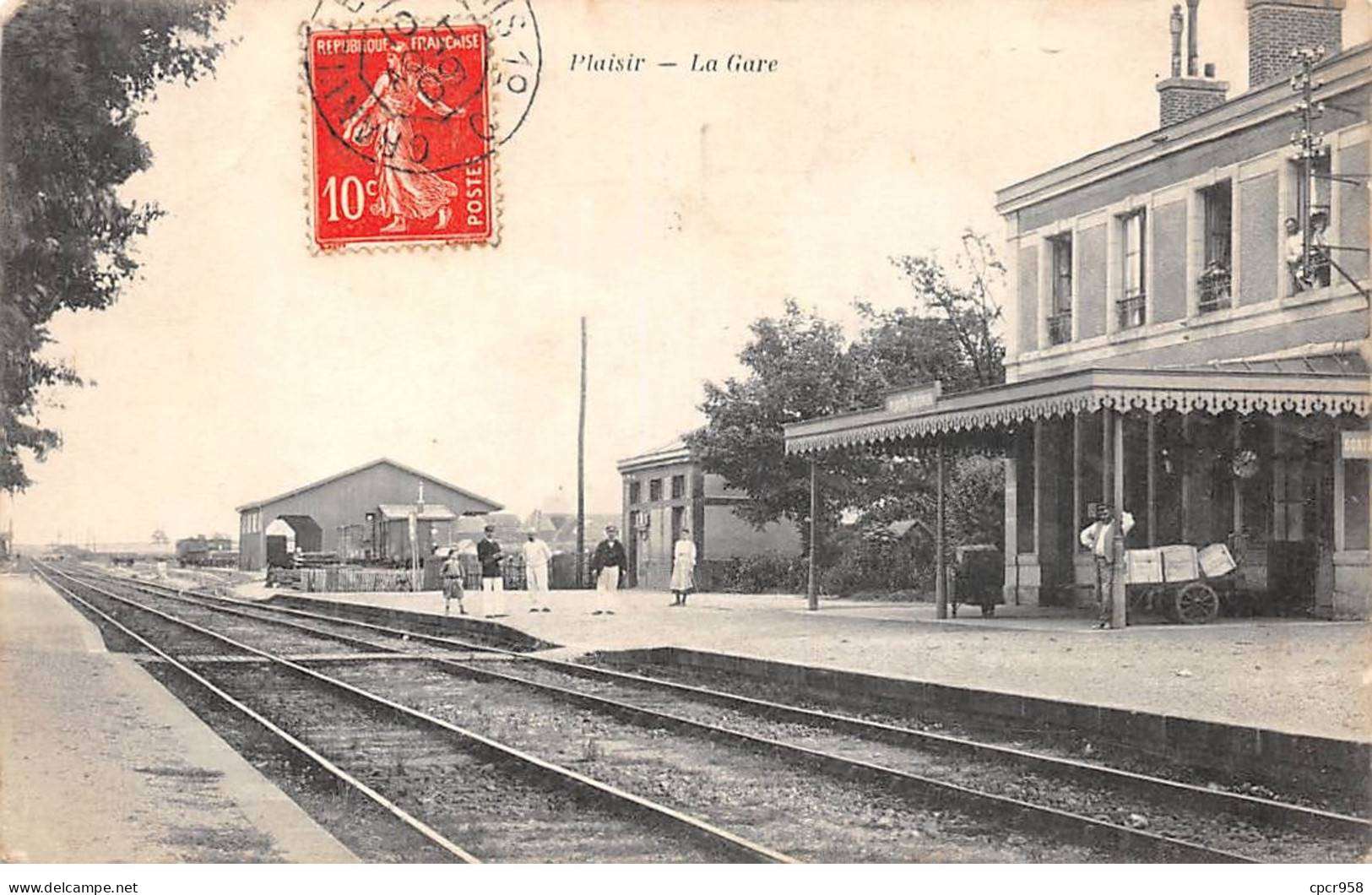 78-SAN60029-PLAISIR.La Gare.Train - Plaisir