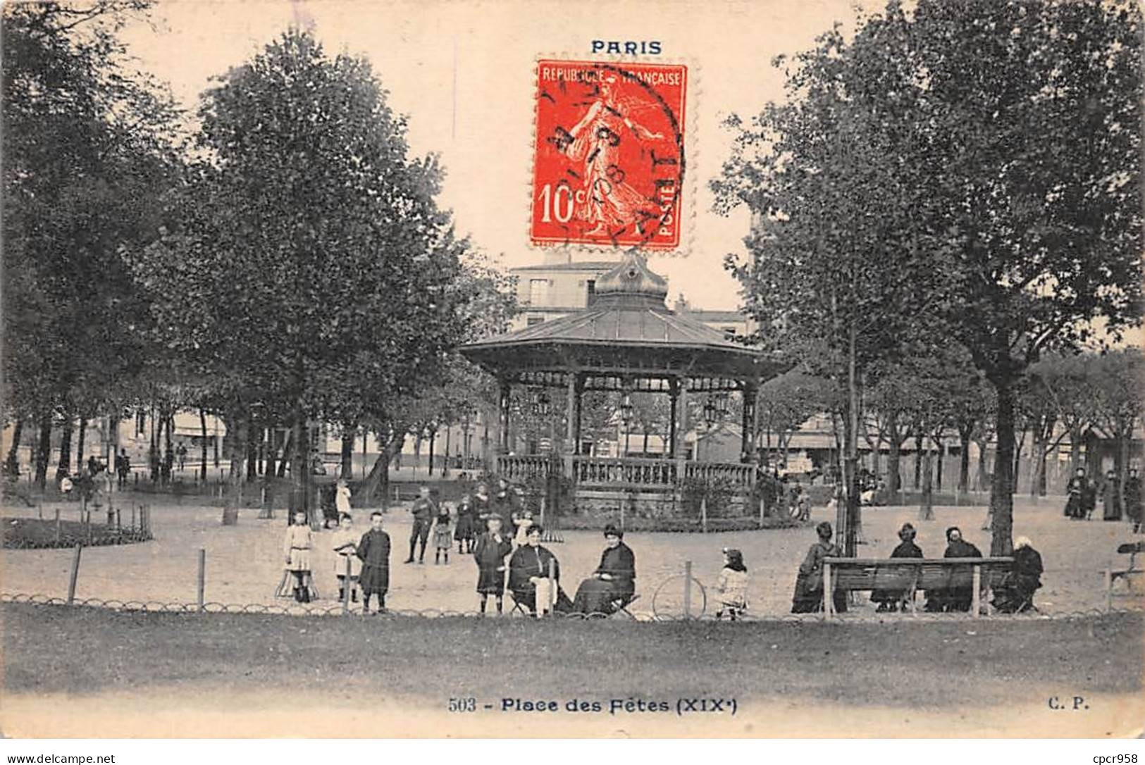 75019-SAN59877-PARIS.Place Des Fêtes - Arrondissement: 19