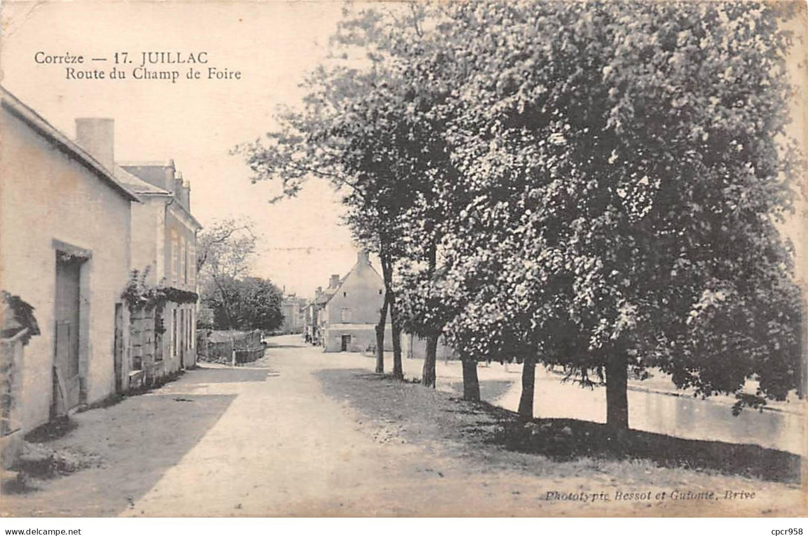 19.SAN58958.Corrèze.Juillac.Route Du Champ De Foire - Juillac