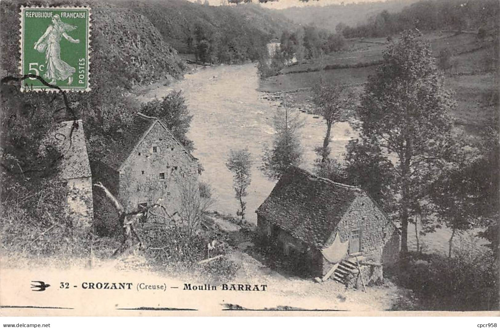 23-AM21638.Crozan.N°32.Moulin Barrat - Crozant